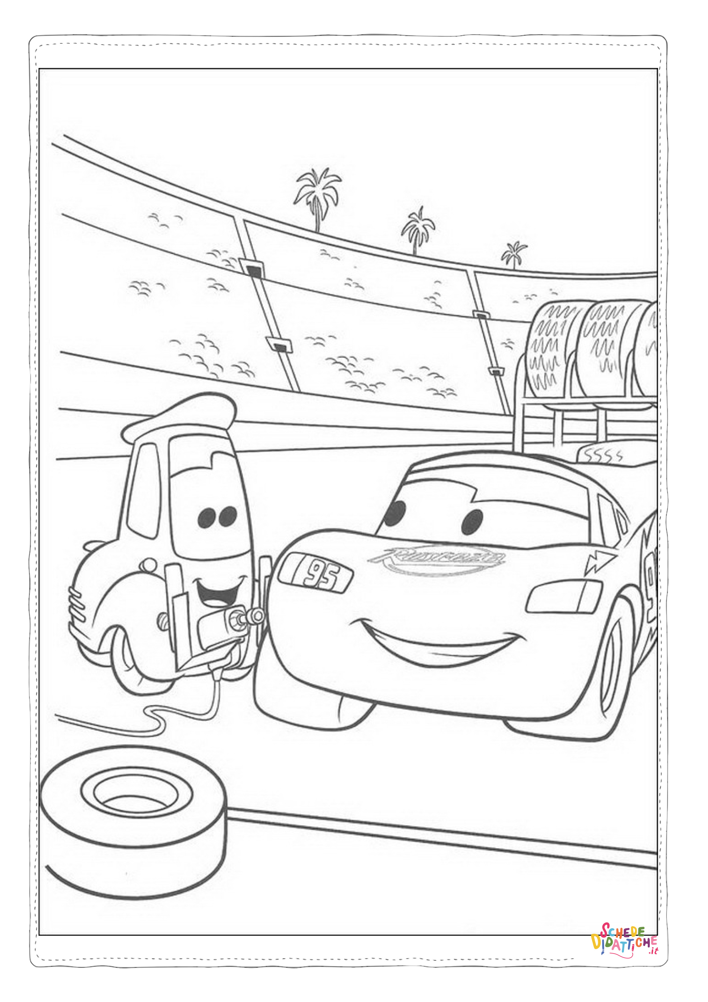 Disegno "Disegno di Cars da stampare e colorare 185" Disegno di Cars da stampare e colorare 185