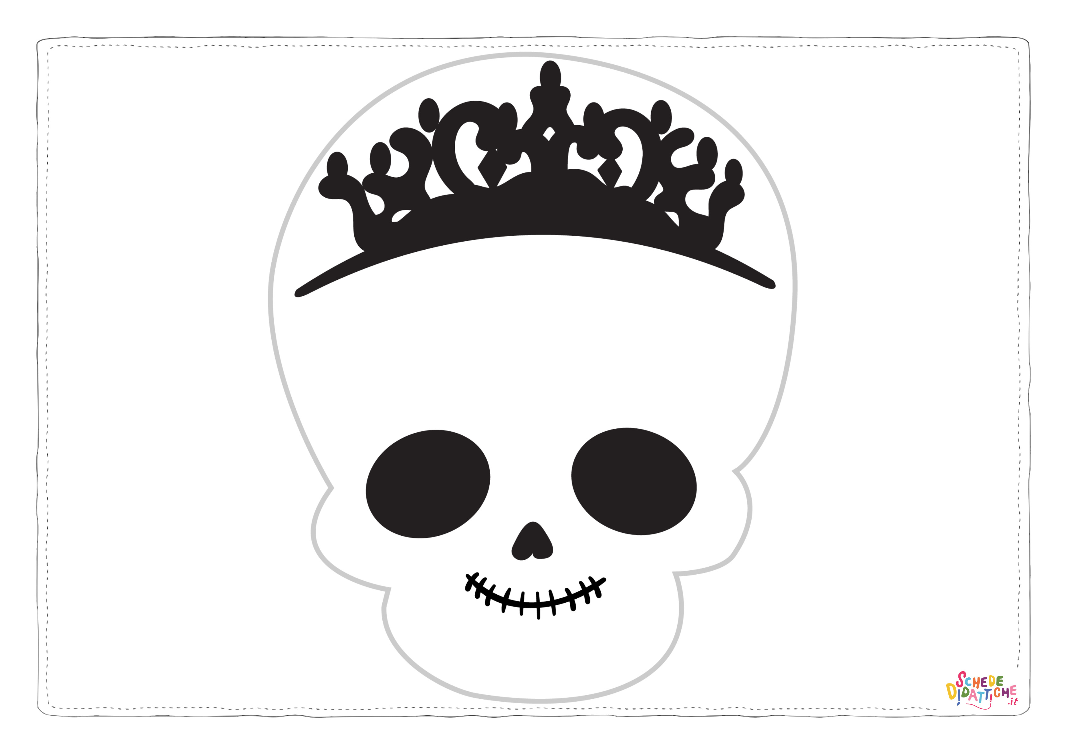 Disegno "Template_Glitter skulls-04" Template_Glitter skulls-04