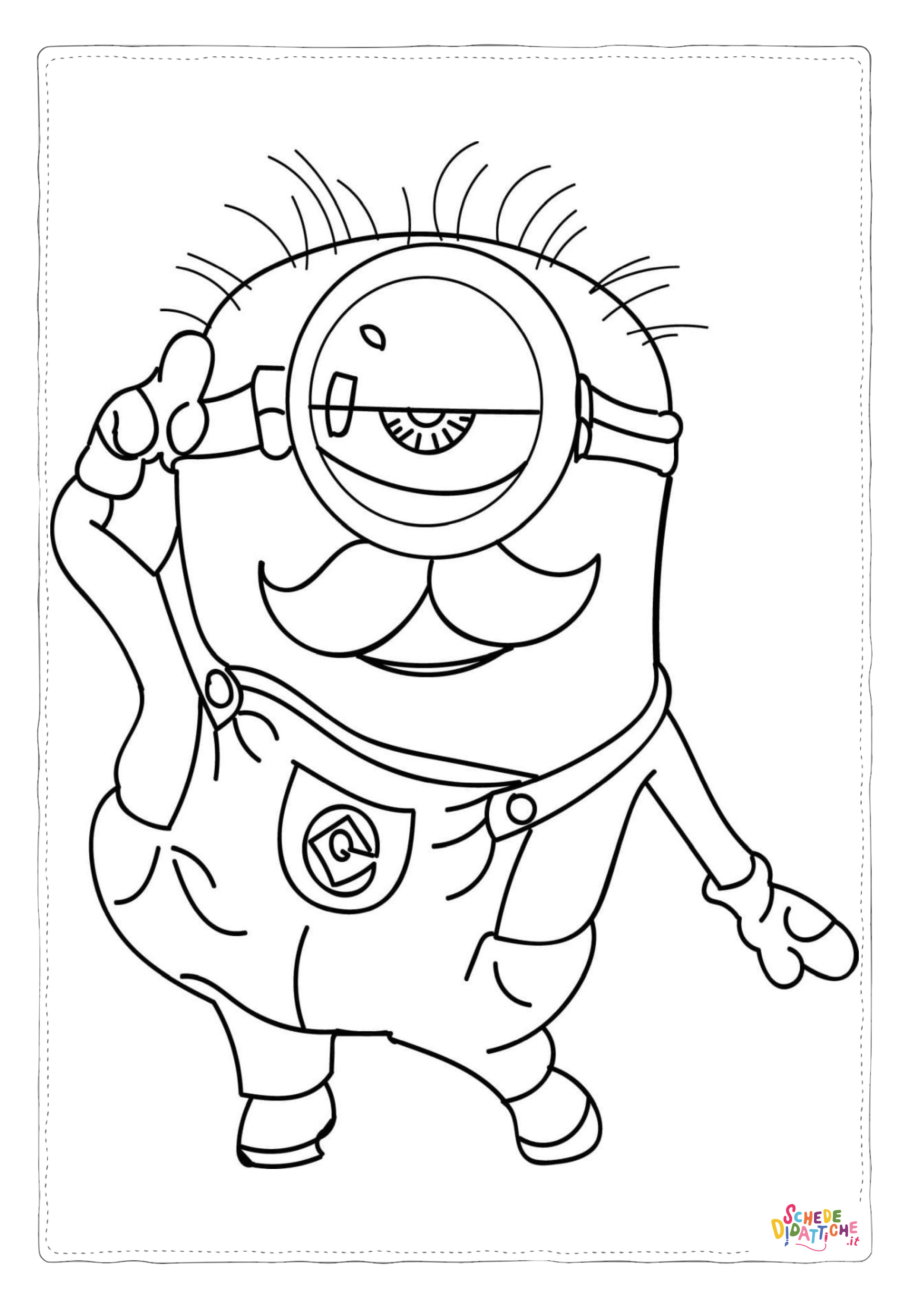 Disegno "Disegno di Cattivissimo me - Minions da stampare e colorare 105" Disegno di Cattivissimo me - Minions da stampare e colorare 105