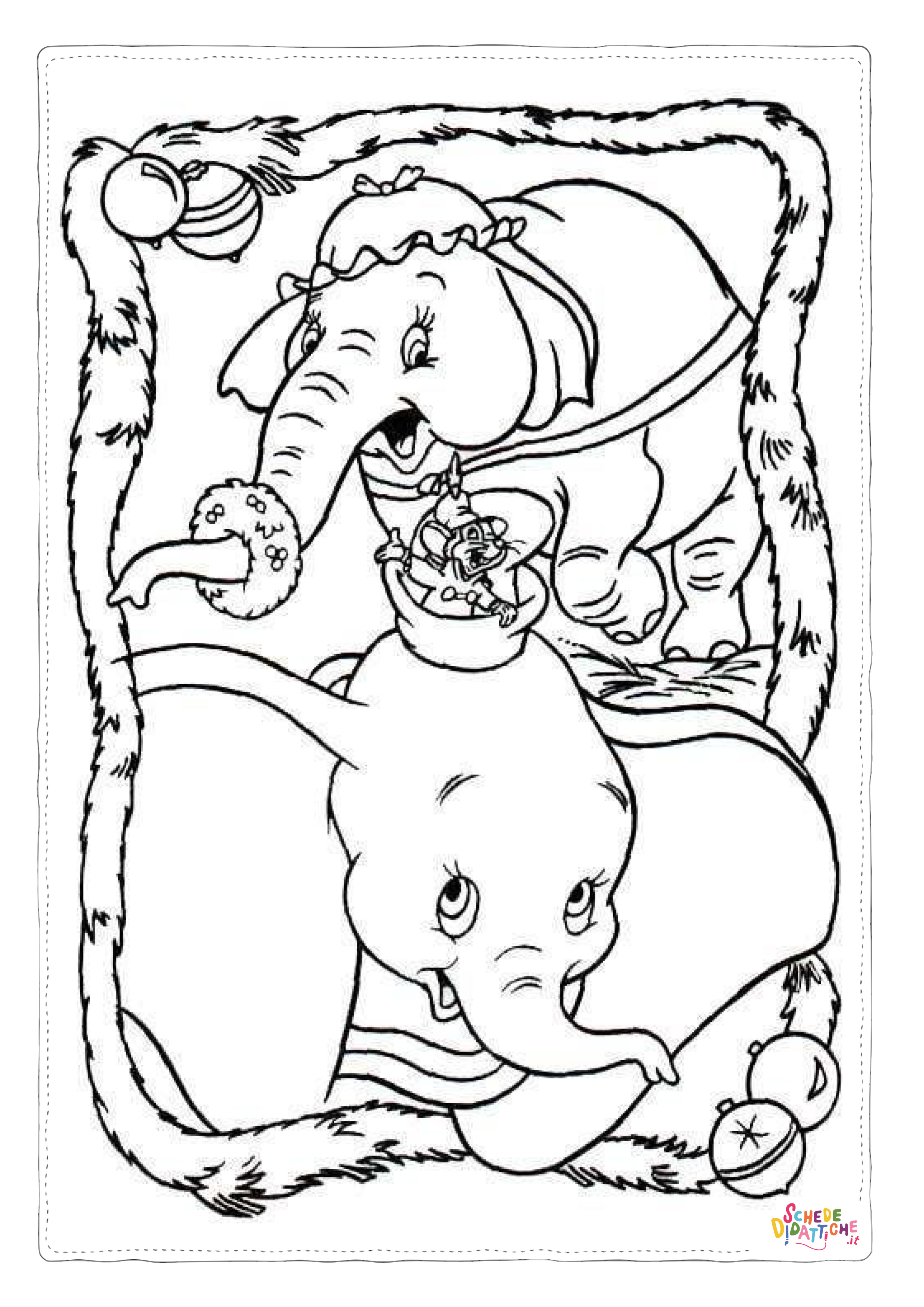 Disegno "Disegno di Dumbo da stampare e colorare 69" Disegno di Dumbo da stampare e colorare 69