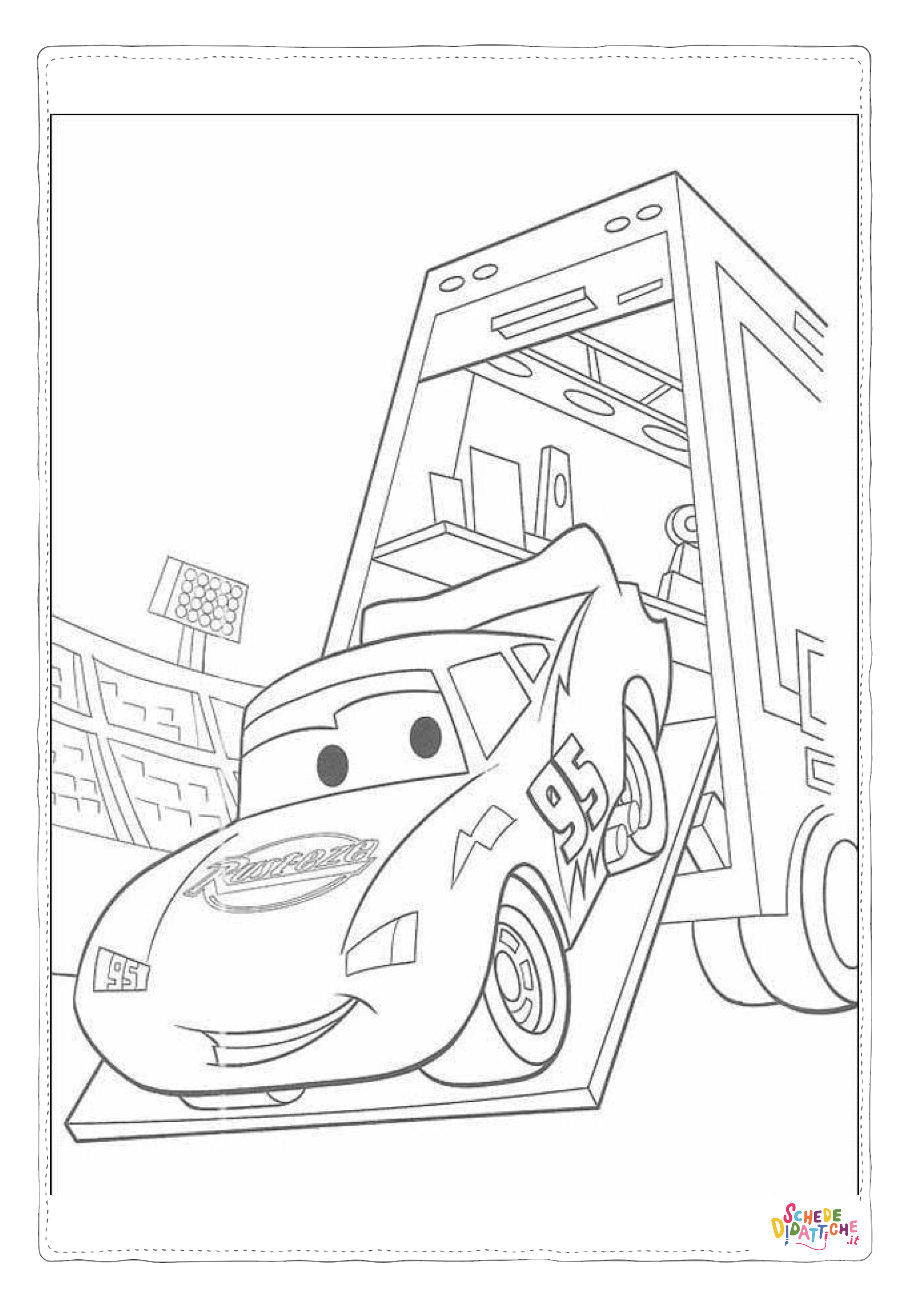 Disegno "Disegno di Cars da stampare e colorare 201" Disegno di Cars da stampare e colorare 201