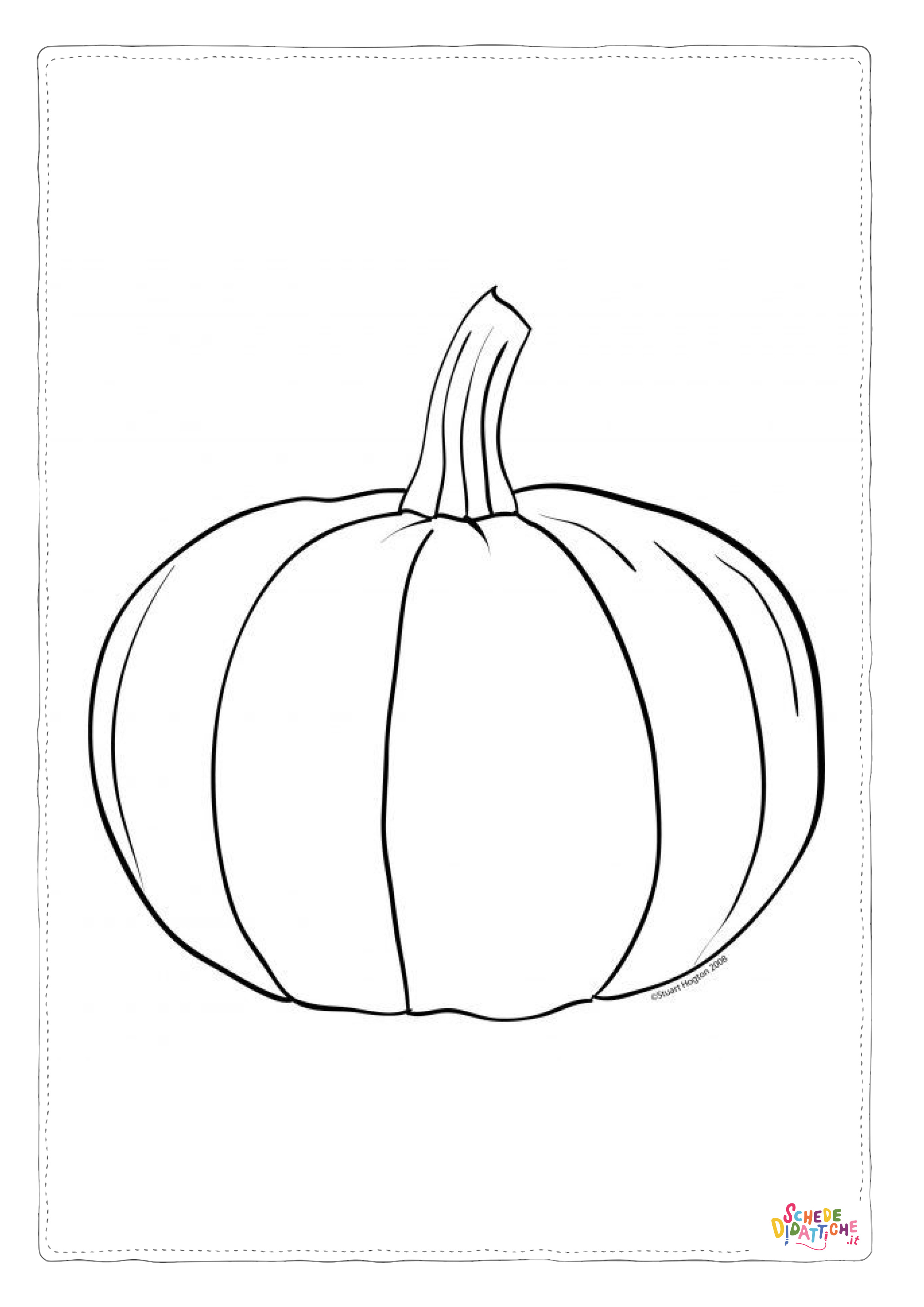 Disegno "Disegno di zucca di Halloween da stampare e colorare 162" Disegno di zucca di Halloween da stampare e colorare 162