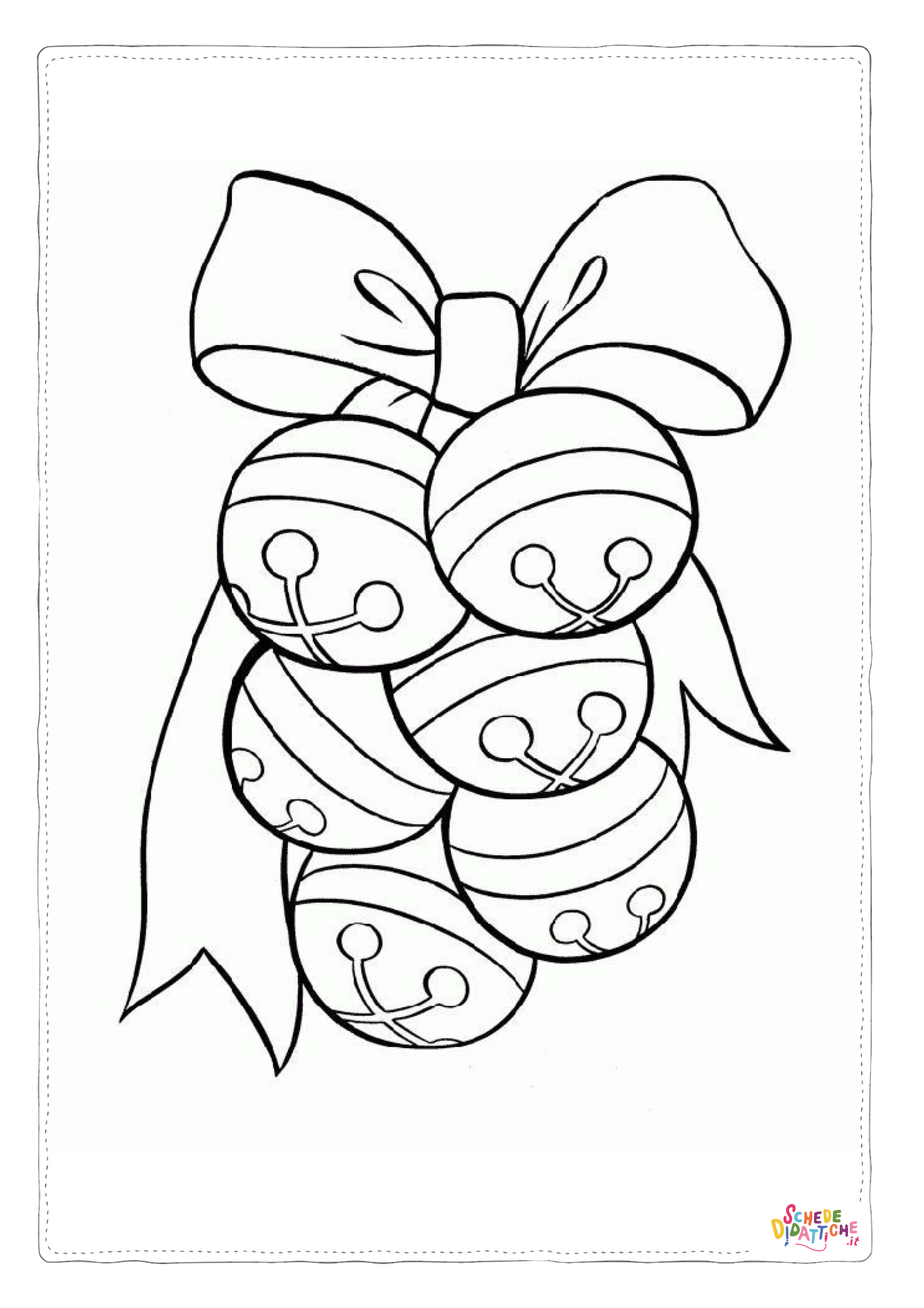 Disegno "Disegno di palla di Natale da stampare e colorare 69" Disegno di palla di Natale da stampare e colorare 69
