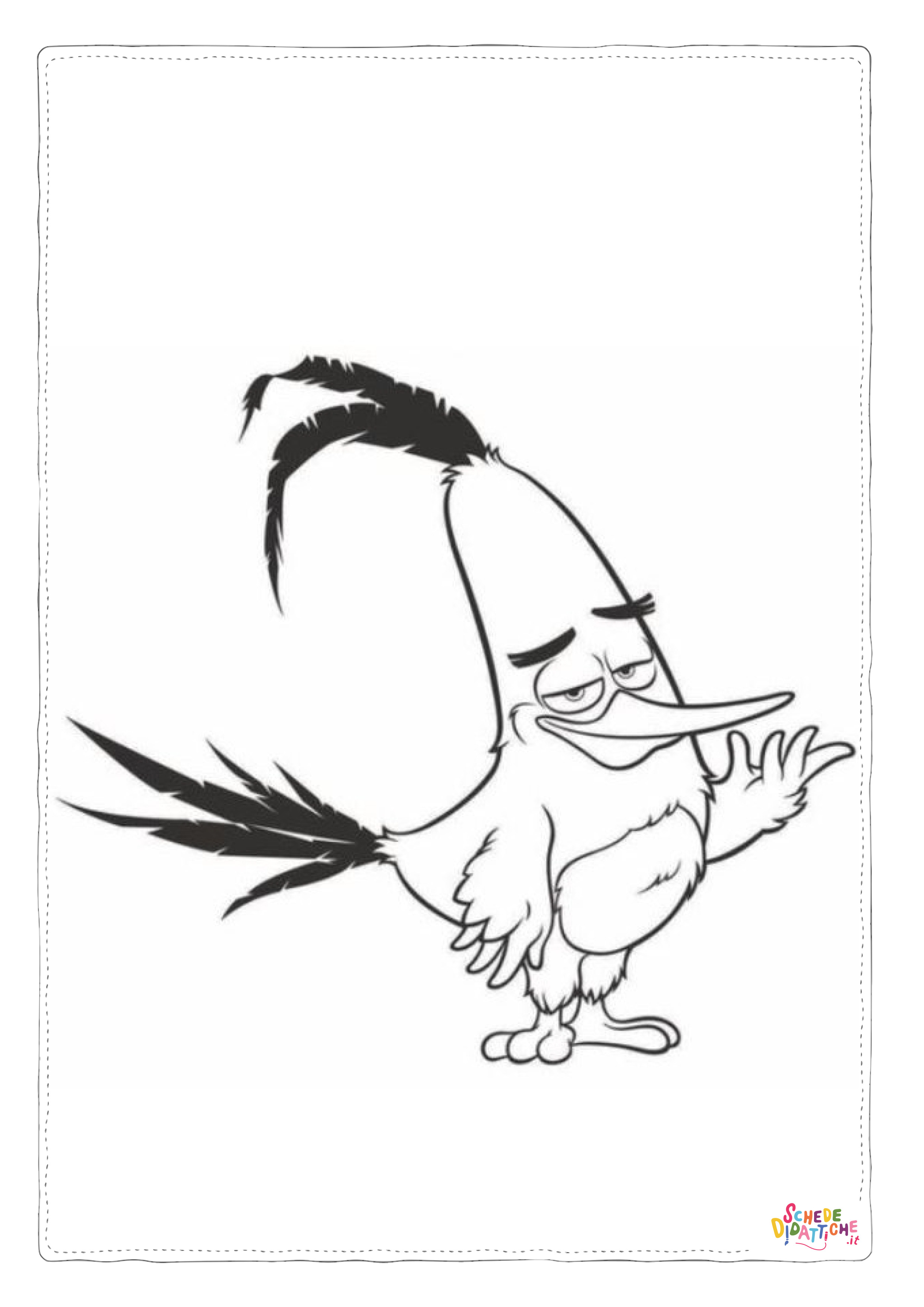 Disegno "Disegno di Angry birds da stampare e colorare 47" Disegno di Angry birds da stampare e colorare 47