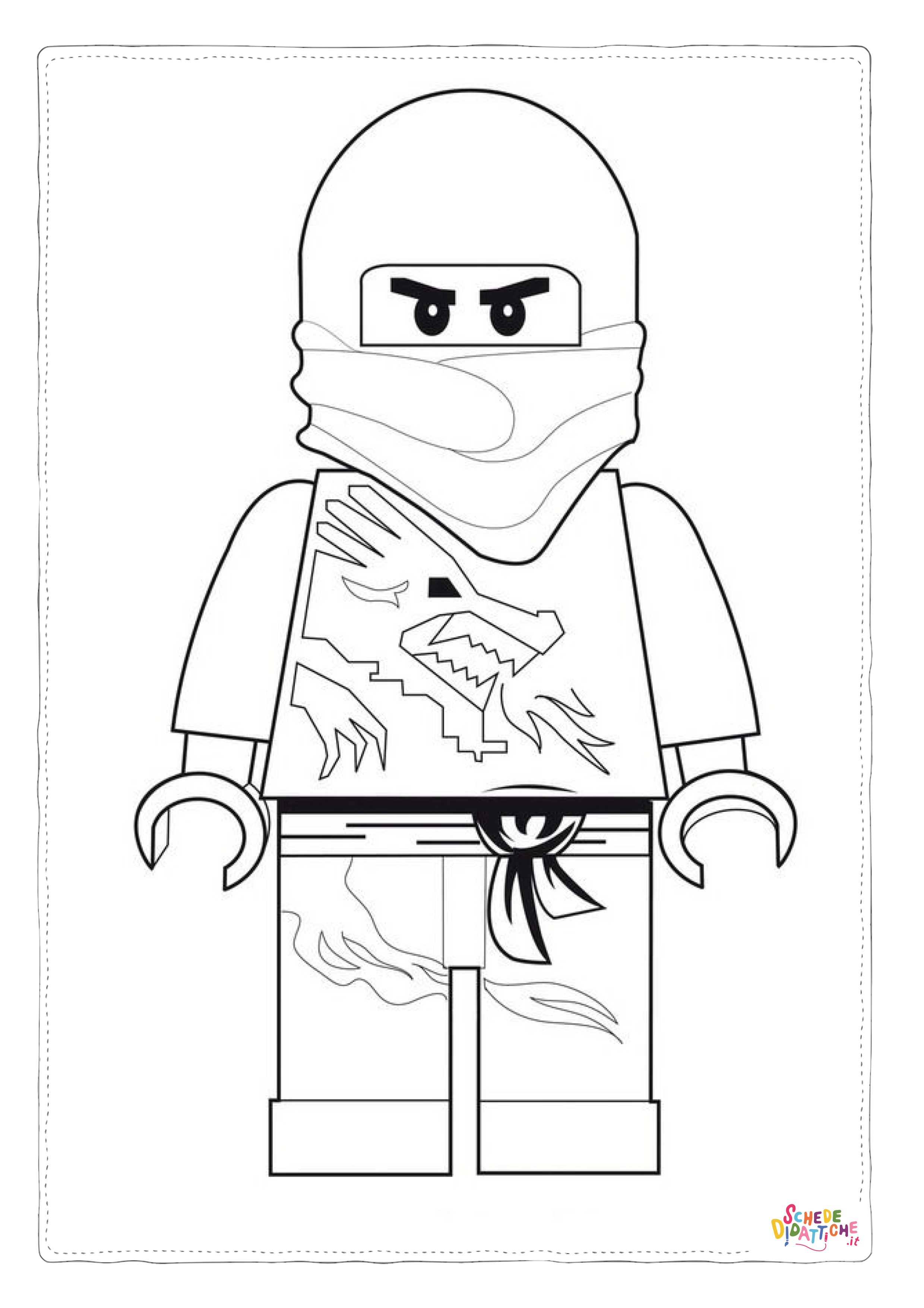 Disegno di LEGO Ninjago da stampare e colorare 16