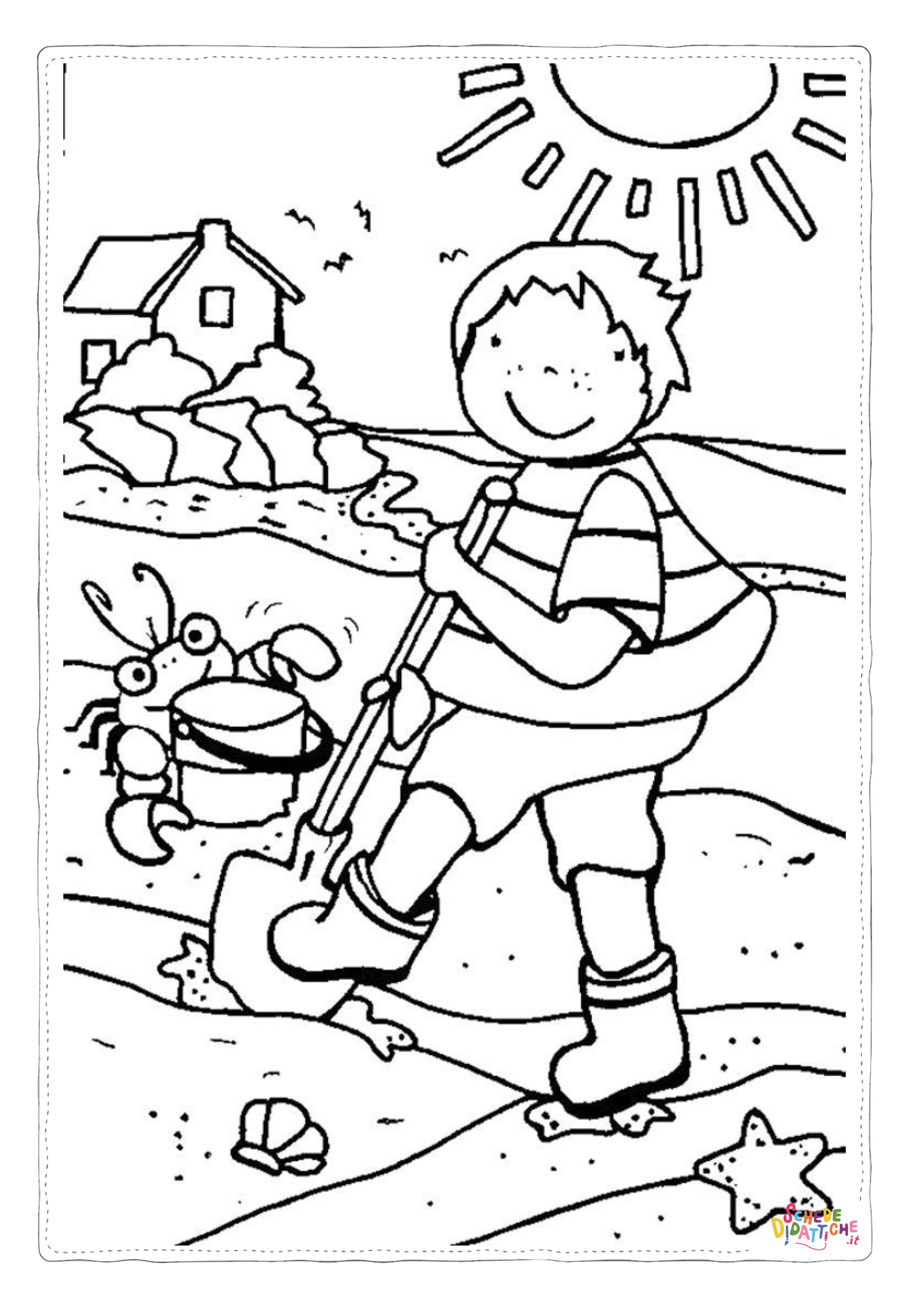 Disegno "Disegno di giardiniere da stampare e colorare 52" Disegno di giardiniere da stampare e colorare 52