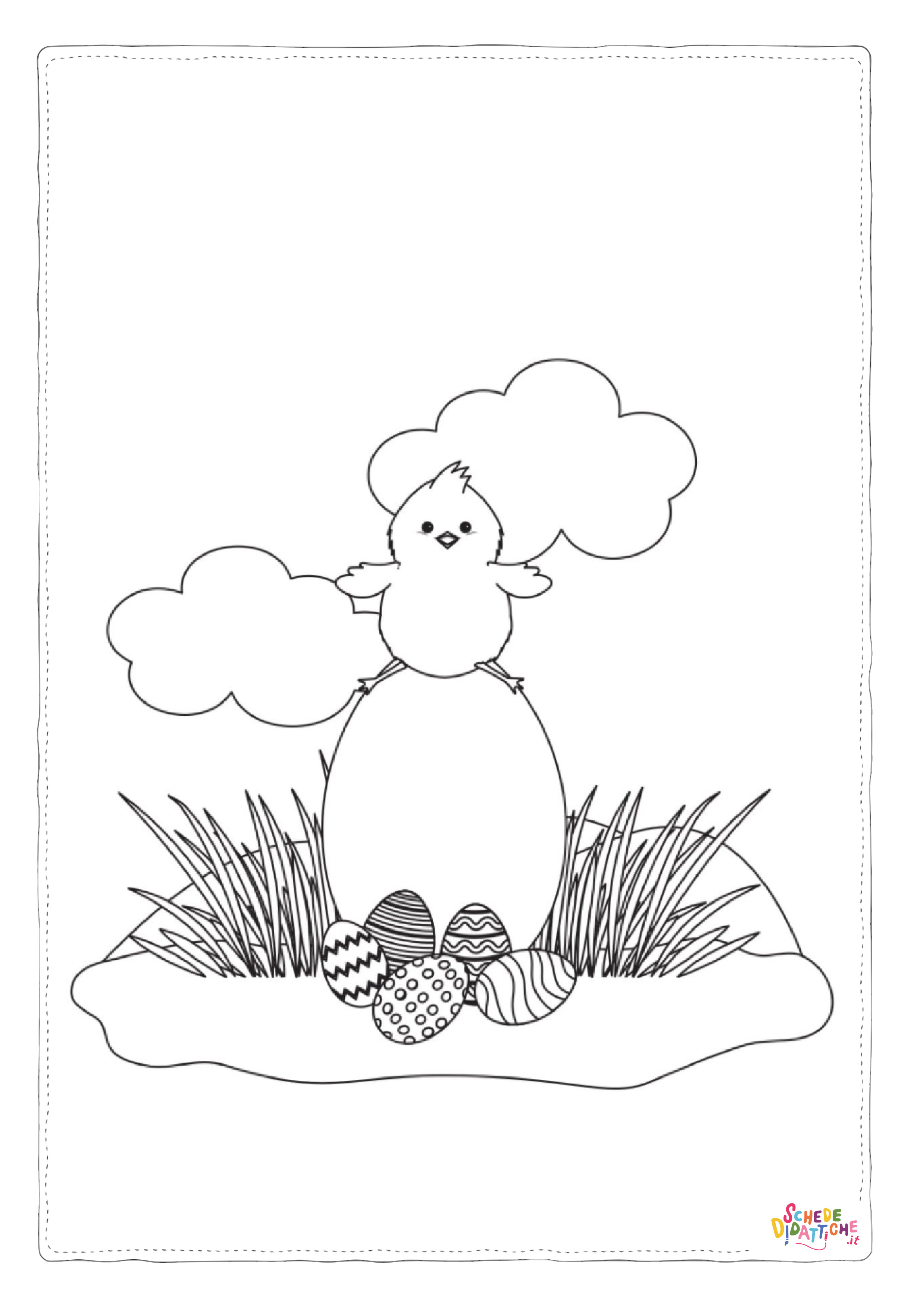 Disegno "5-easter-chick" 5-easter-chick