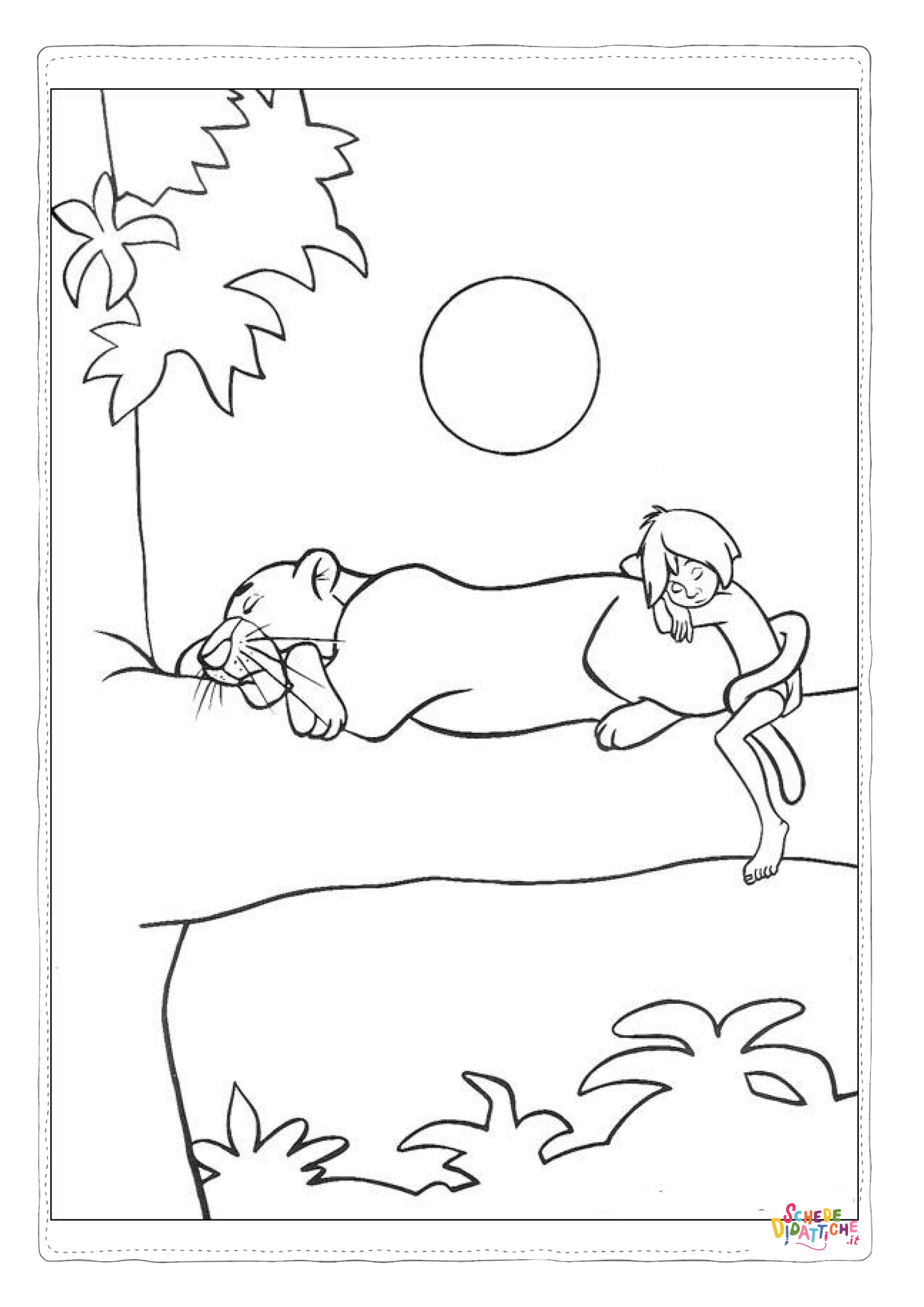 Disegno "Disegno di Il libro della giungla da stampare e colorare 75" Disegno di Il libro della giungla da stampare e colorare 75