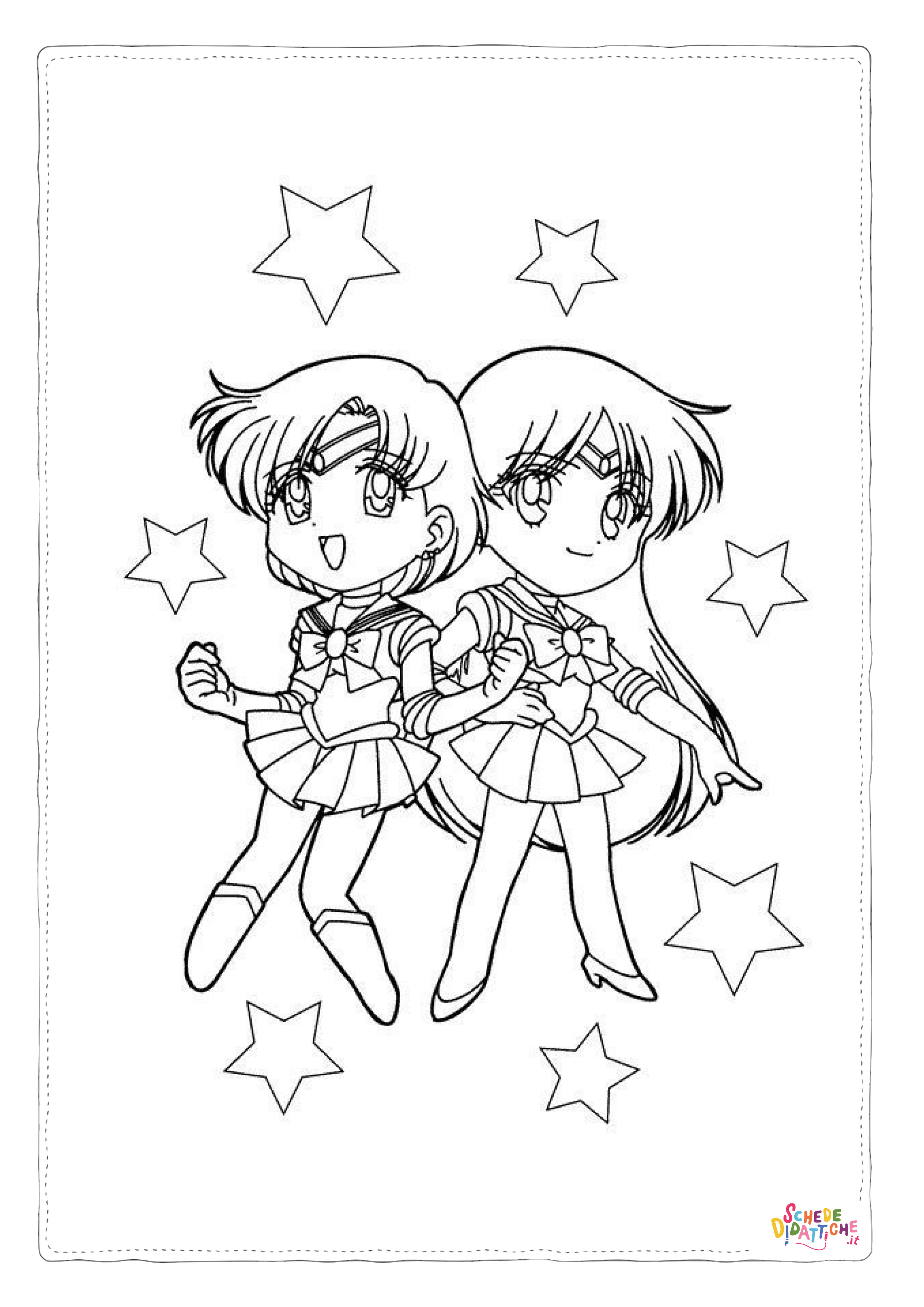Disegno "Disegno di Sailor Moon da stampare e colorare 62" Disegno di Sailor Moon da stampare e colorare 62