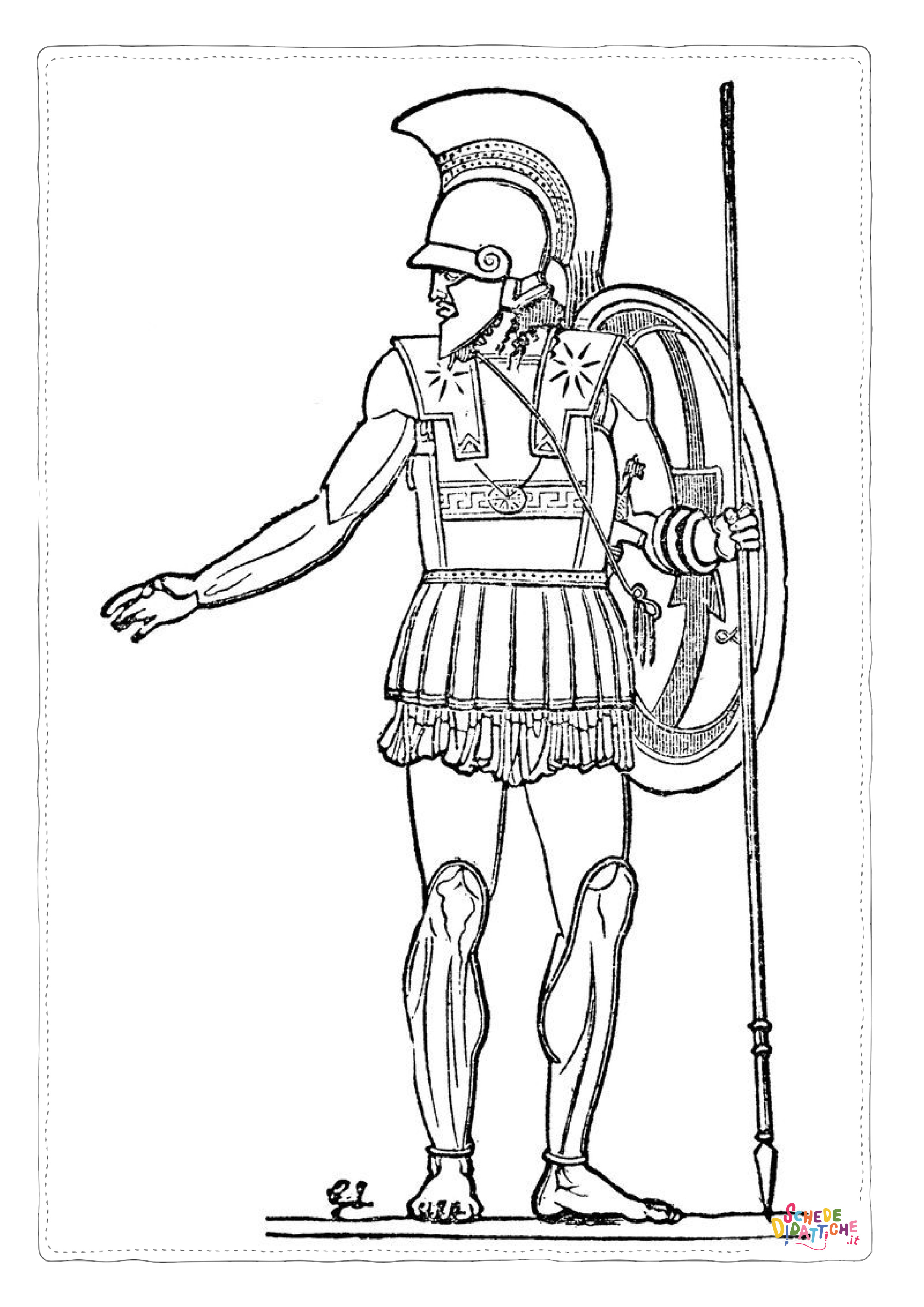 Disegno "Disegno di Impero Romano da stampare e colorare 5" Disegno di Impero Romano da stampare e colorare 5