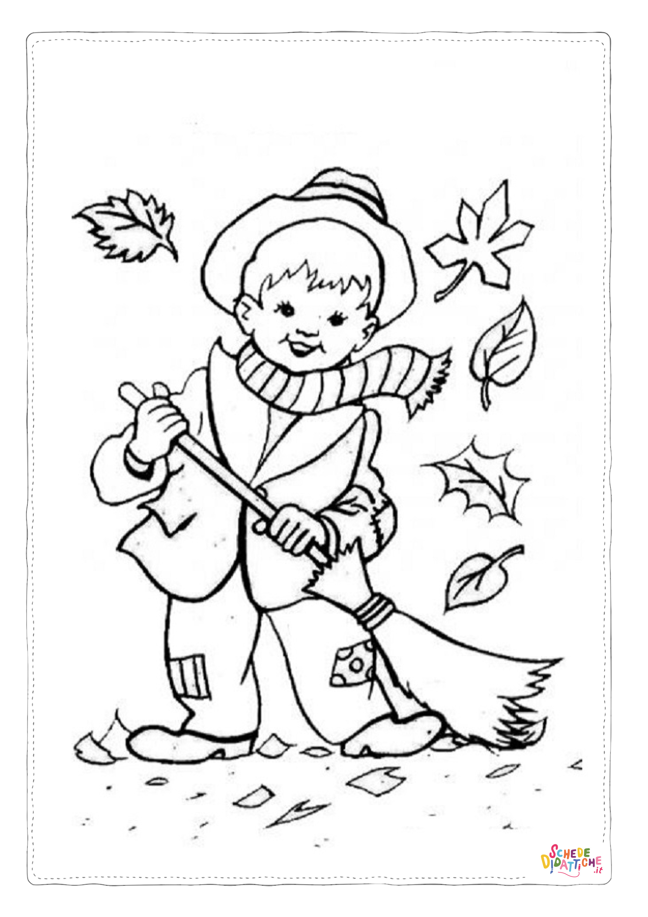 Disegno "Disegno di giardiniere da stampare e colorare 8" Disegno di giardiniere da stampare e colorare 8