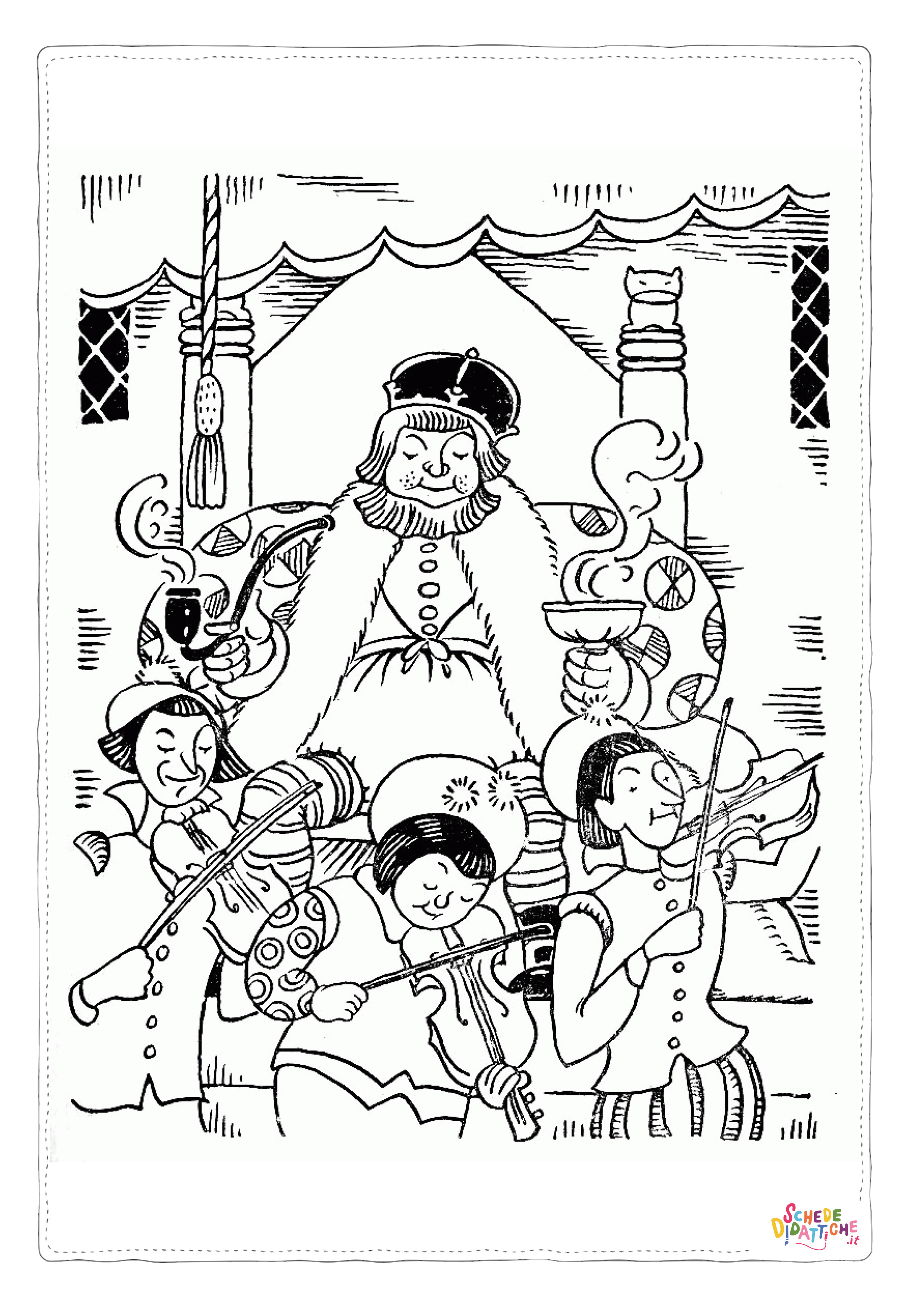 Disegno "Disegno di sovrano da stampare e colorare 2" Disegno di sovrano da stampare e colorare 2
