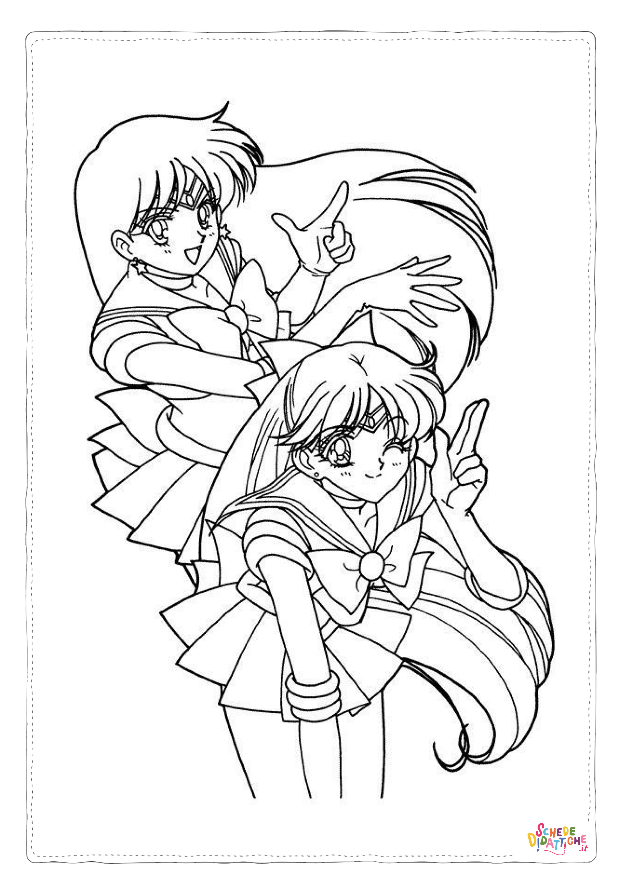 Disegno di Sailor Moon da stampare e colorare 42
