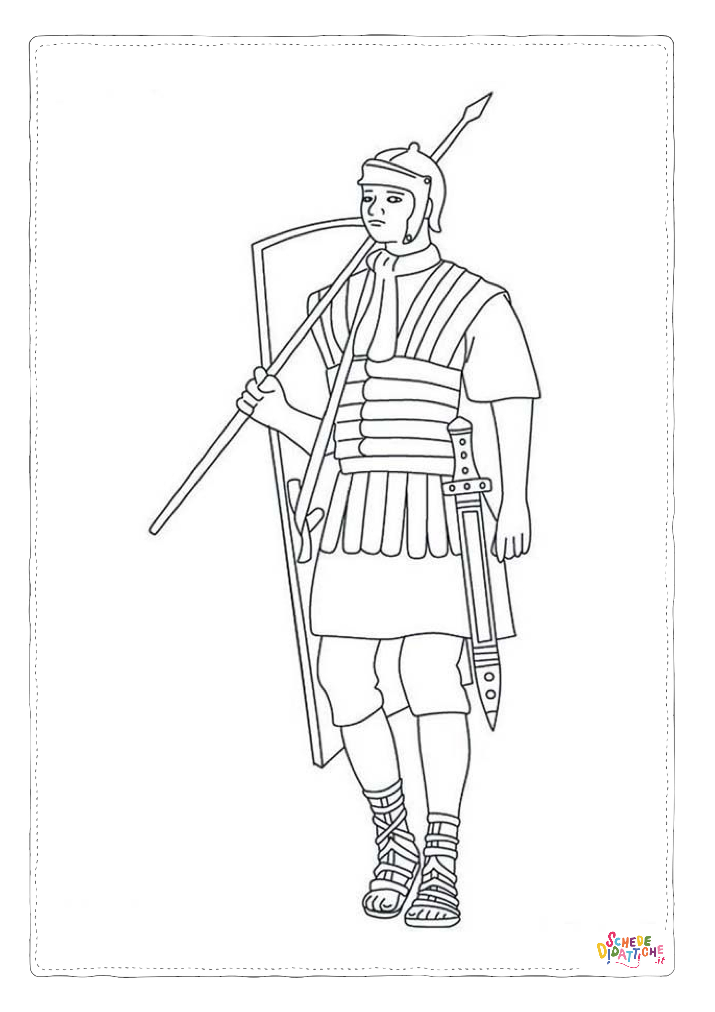 Disegno di Impero Romano da stampare e colorare 11