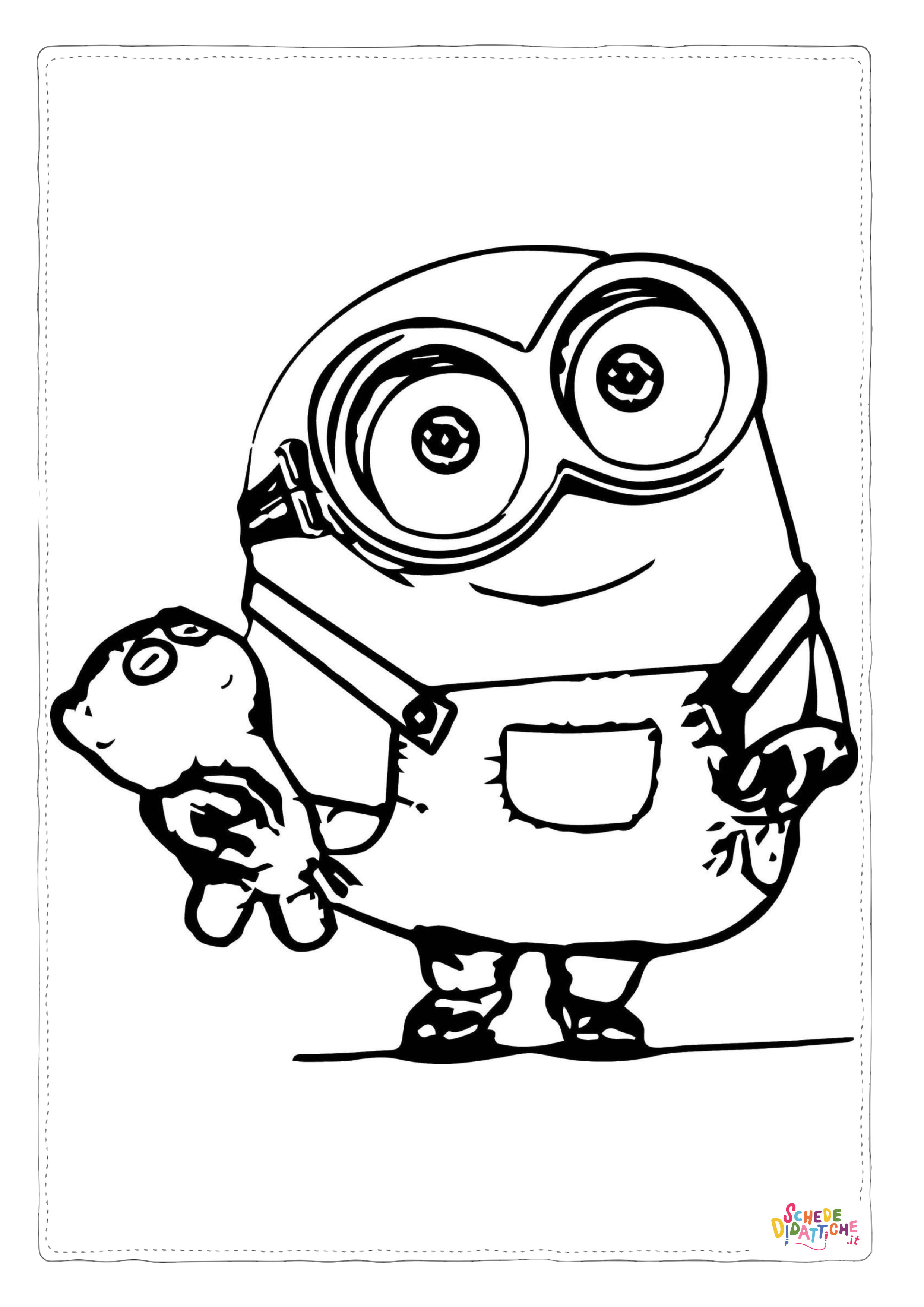 Disegno di Cattivissimo me - Minions da stampare e colorare 100