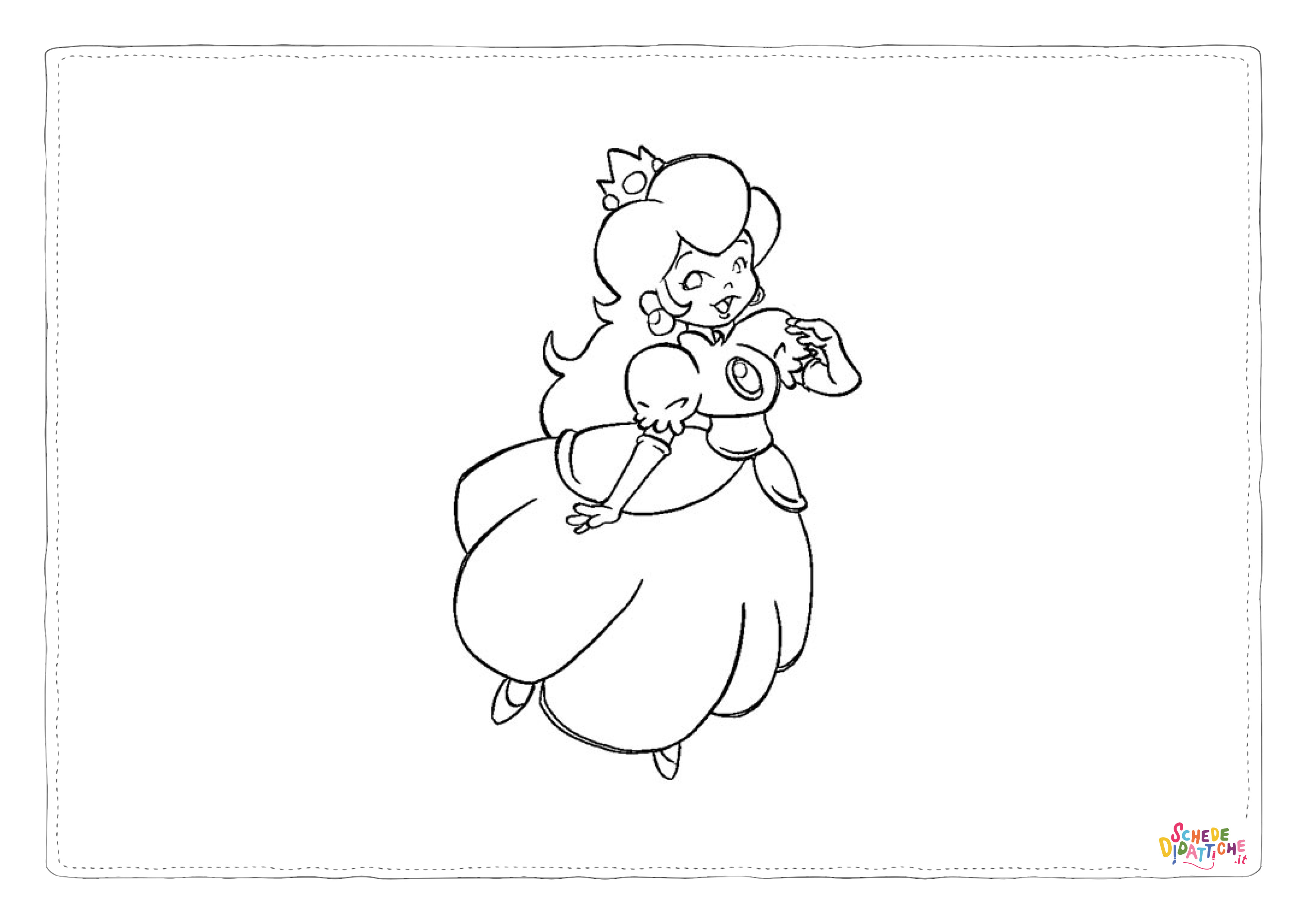 Disegno "Disegno di Super Mario da stampare e colorare 68" Disegno di Super Mario da stampare e colorare 68
