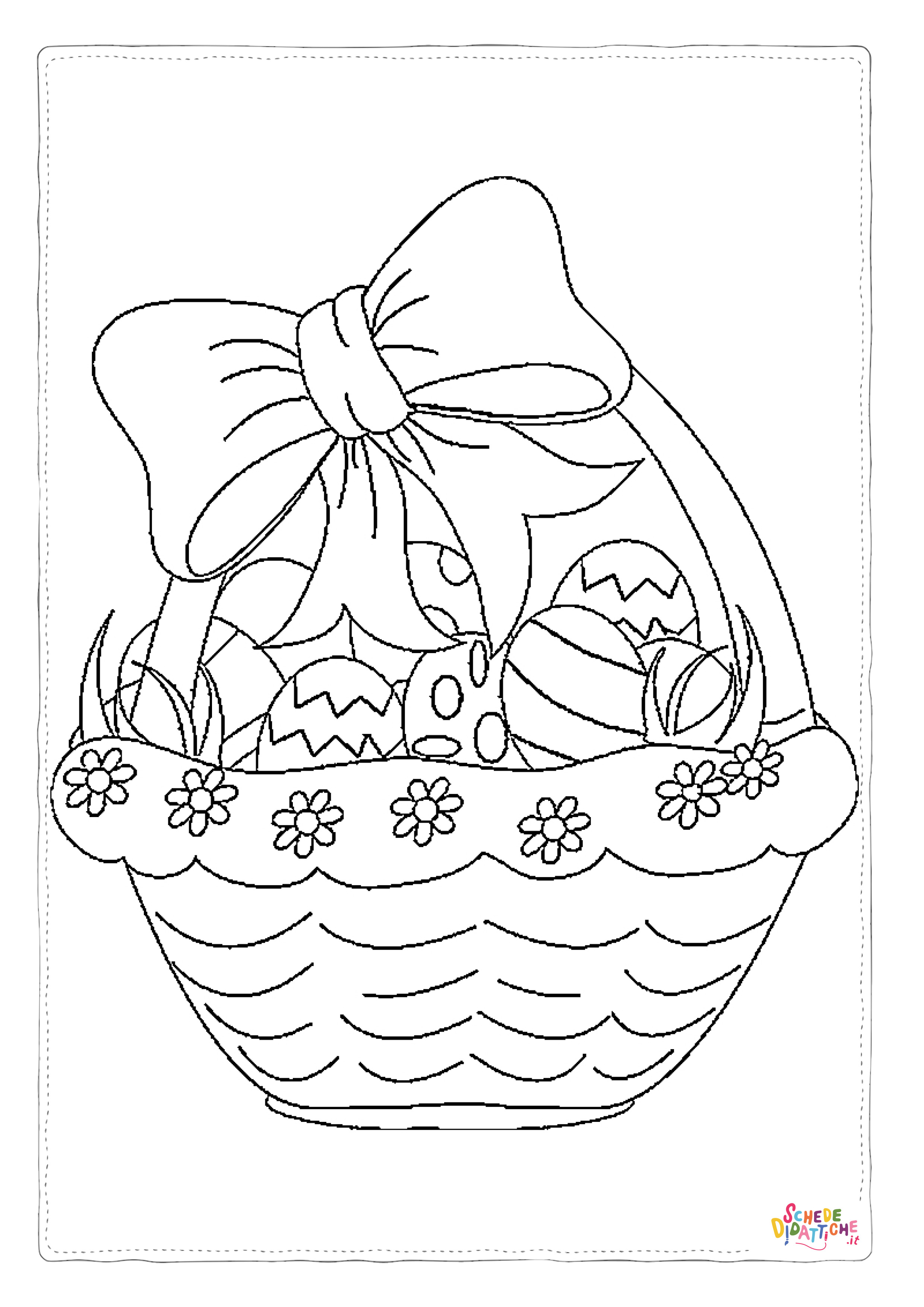 Disegno "Disegno di uovo di Pasqua da stampare e colorare 11" Disegno di uovo di Pasqua da stampare e colorare 11