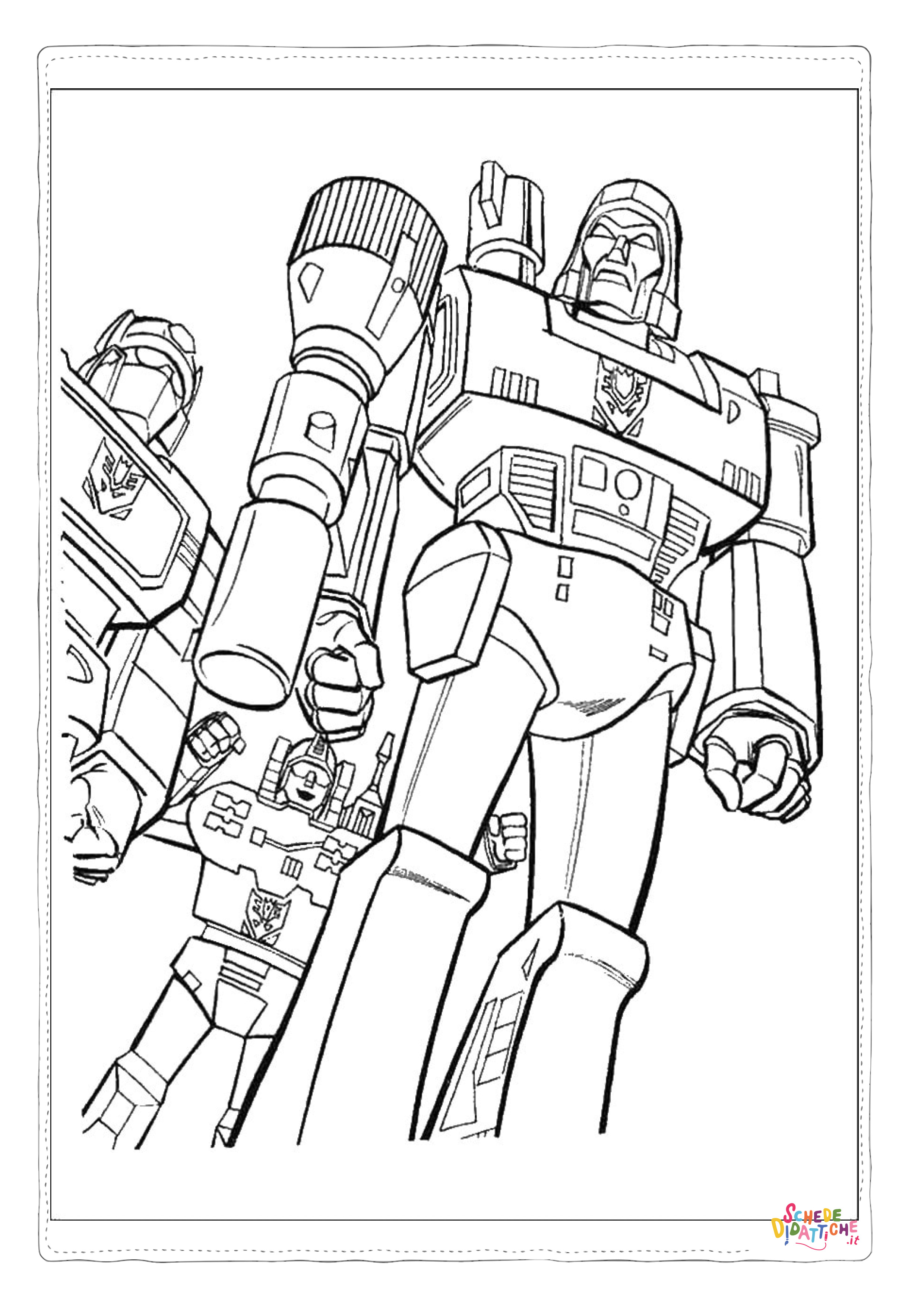 Disegno "Disegno di Transformers da stampare e colorare 53" Disegno di Transformers da stampare e colorare 53