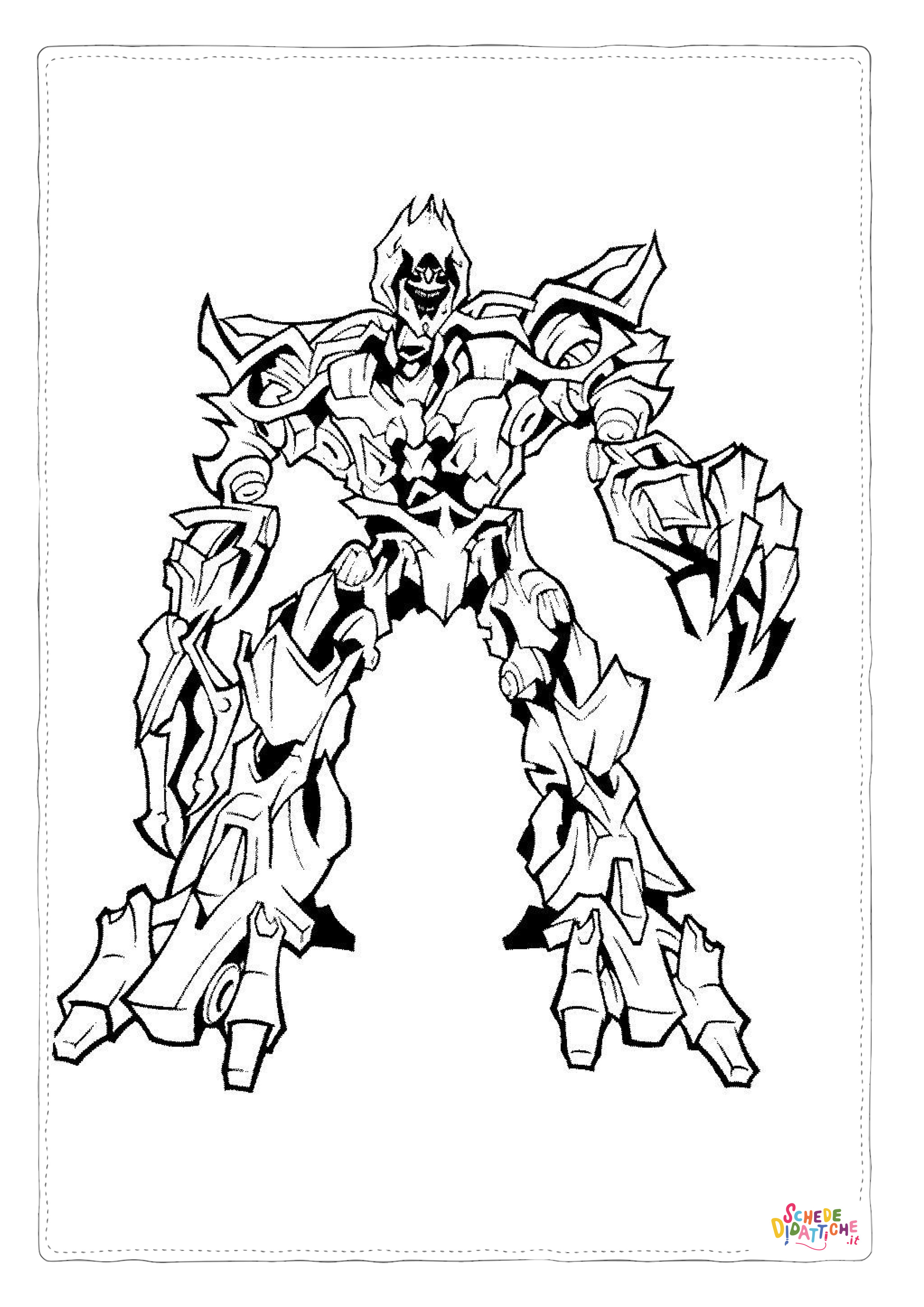 Disegno "Disegno di Transformers da stampare e colorare 56" Disegno di Transformers da stampare e colorare 56