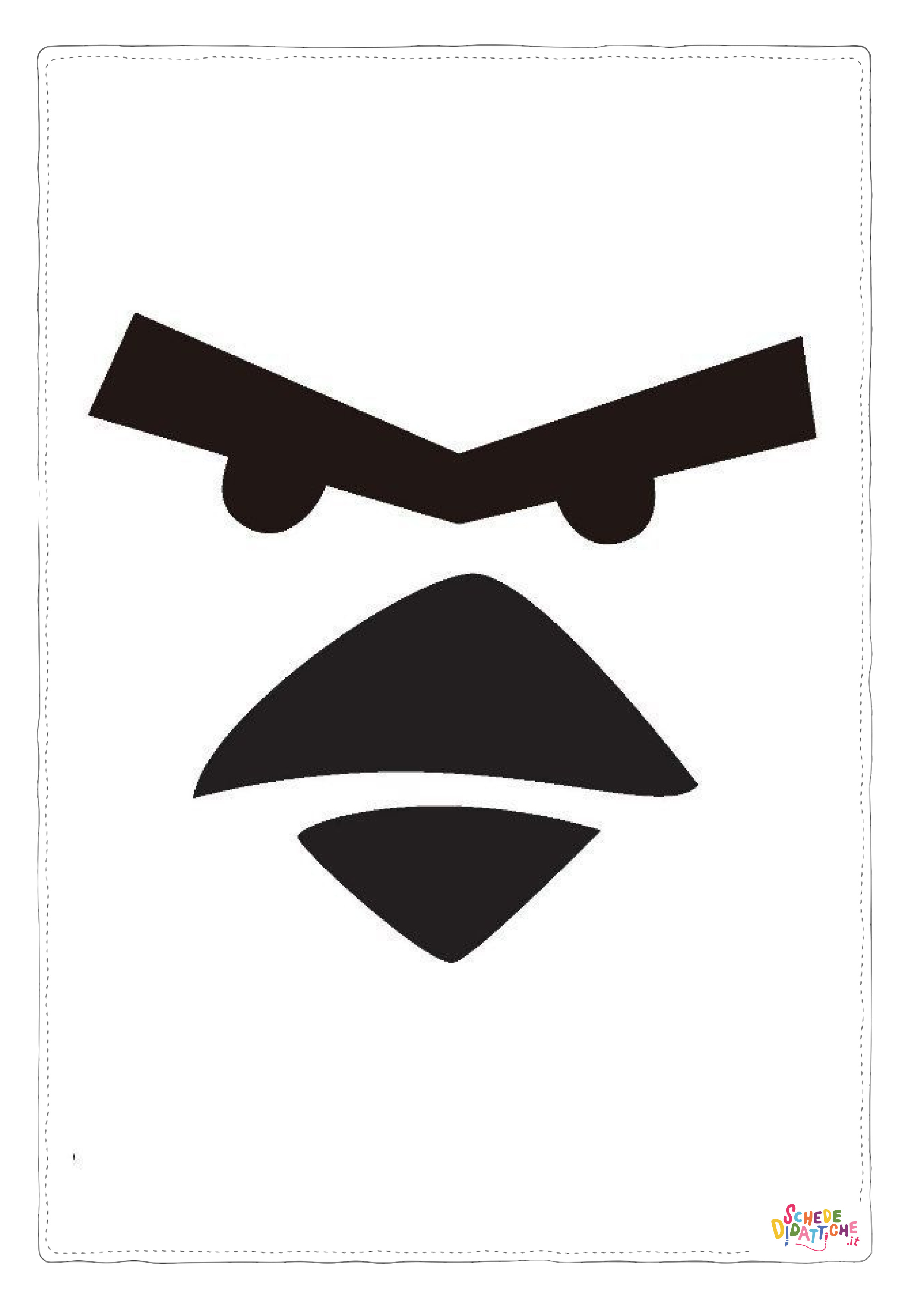 Disegno "Disegno di Angry birds da stampare e colorare 28" Disegno di Angry birds da stampare e colorare 28