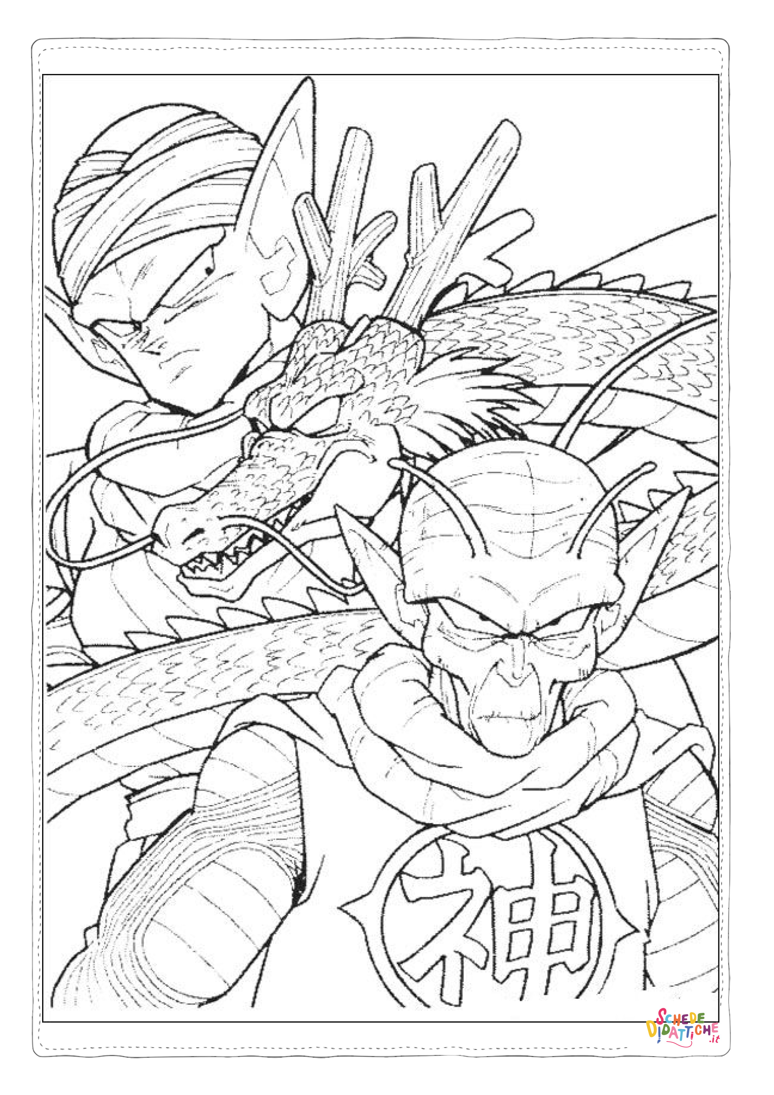 Disegno di Dragon Ball da stampare e colorare 107