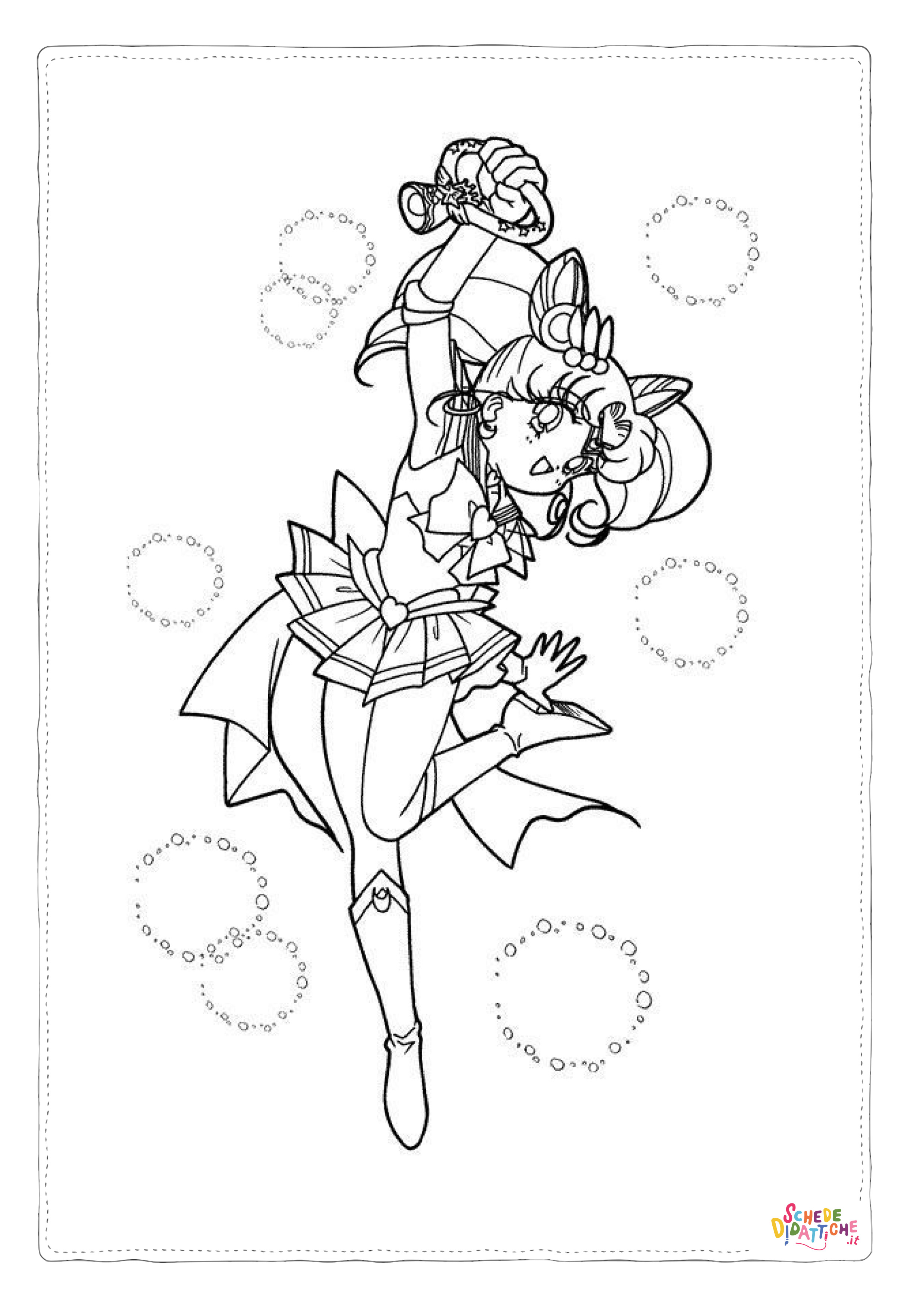 Disegno di Sailor Moon da stampare e colorare 35
