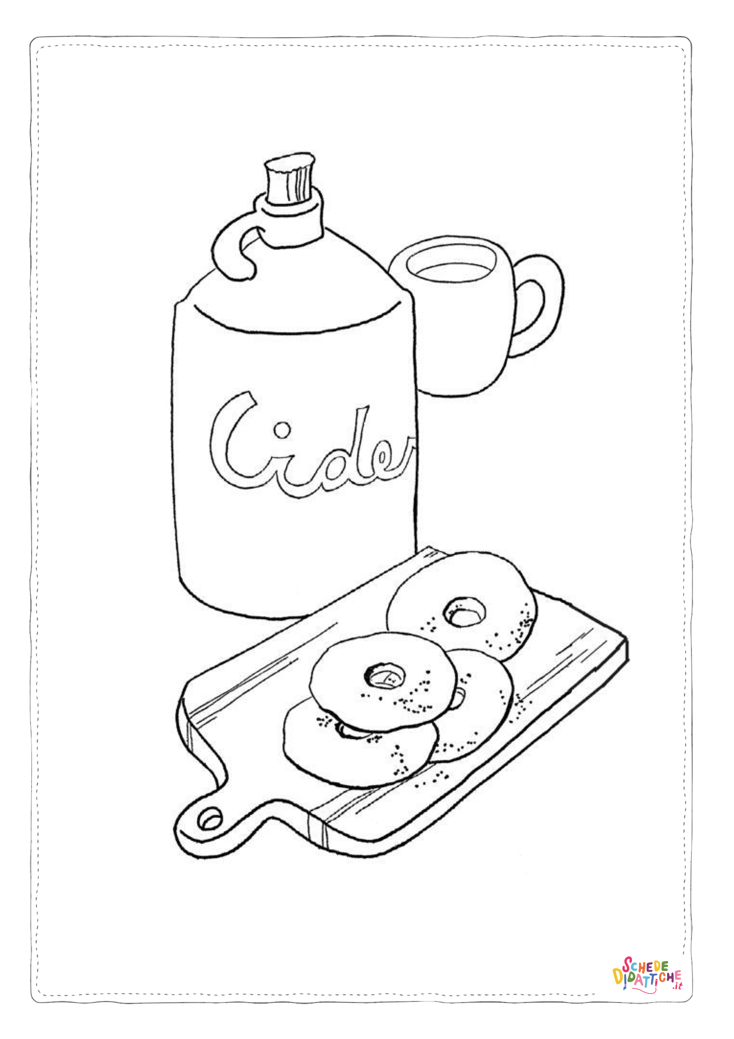 Disegno di colazione da stampare e colorare 43