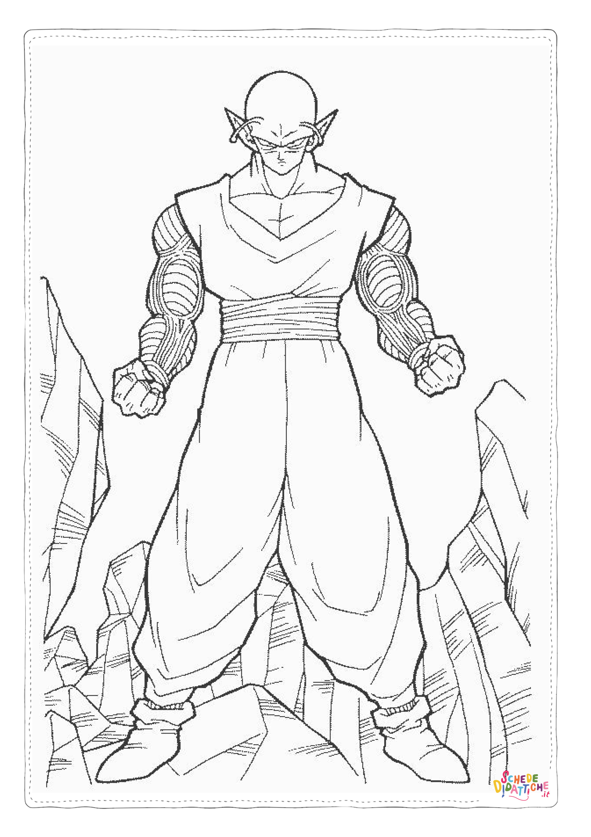 Disegno "Disegno di Dragon Ball da stampare e colorare 136" Disegno di Dragon Ball da stampare e colorare 136