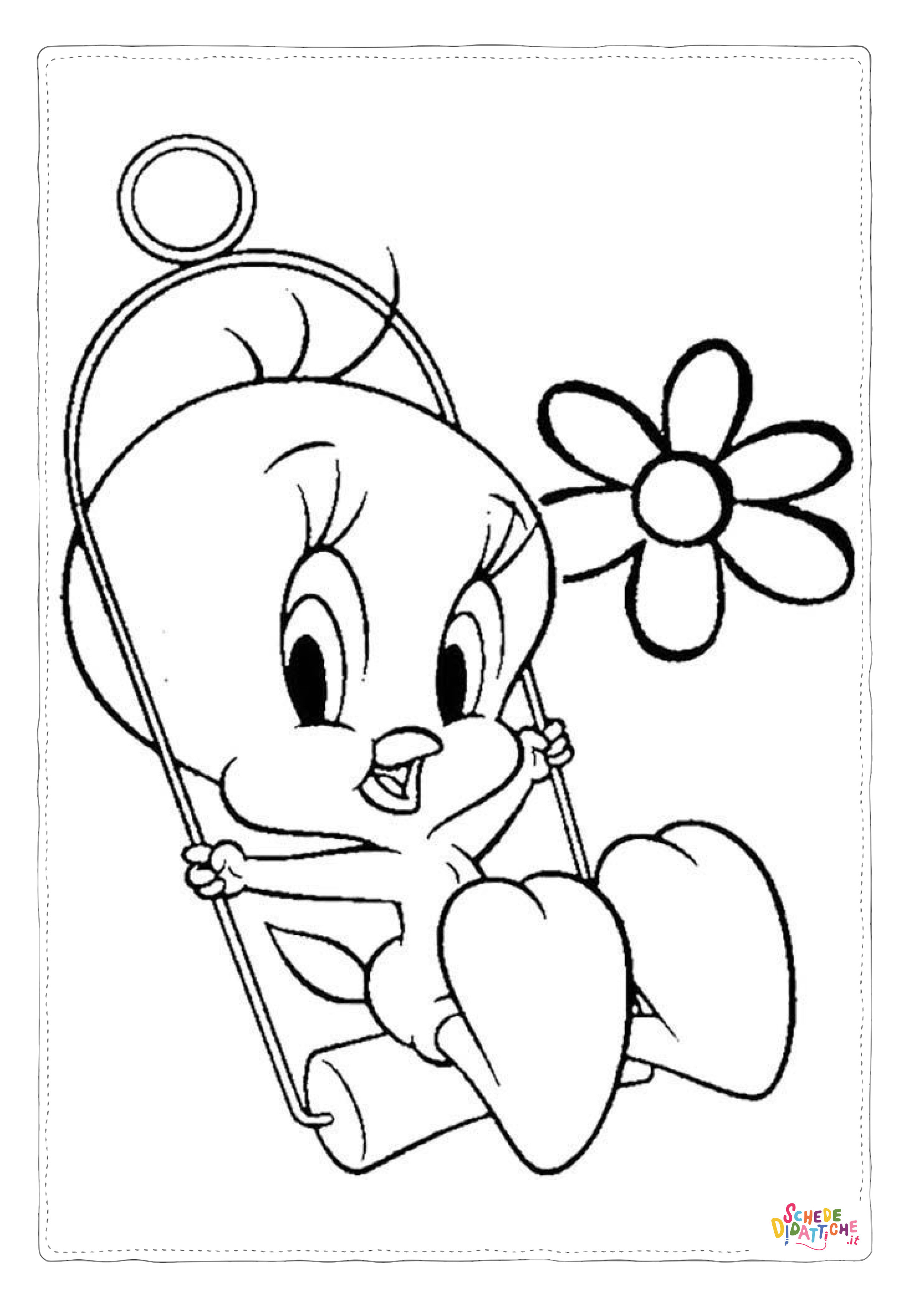 Disegno "Disegno di Titty da stampare e colorare 51" Disegno di Titty da stampare e colorare 51