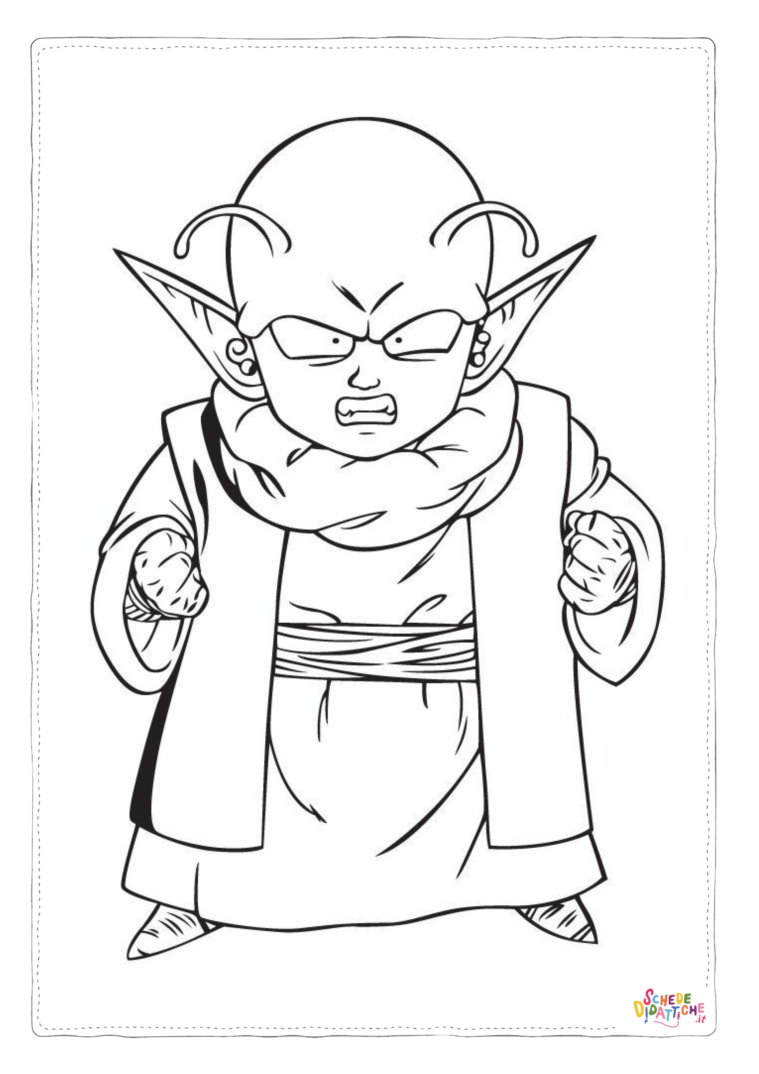 Disegno "Disegno di Dragon Ball da stampare e colorare 149" Disegno di Dragon Ball da stampare e colorare 149