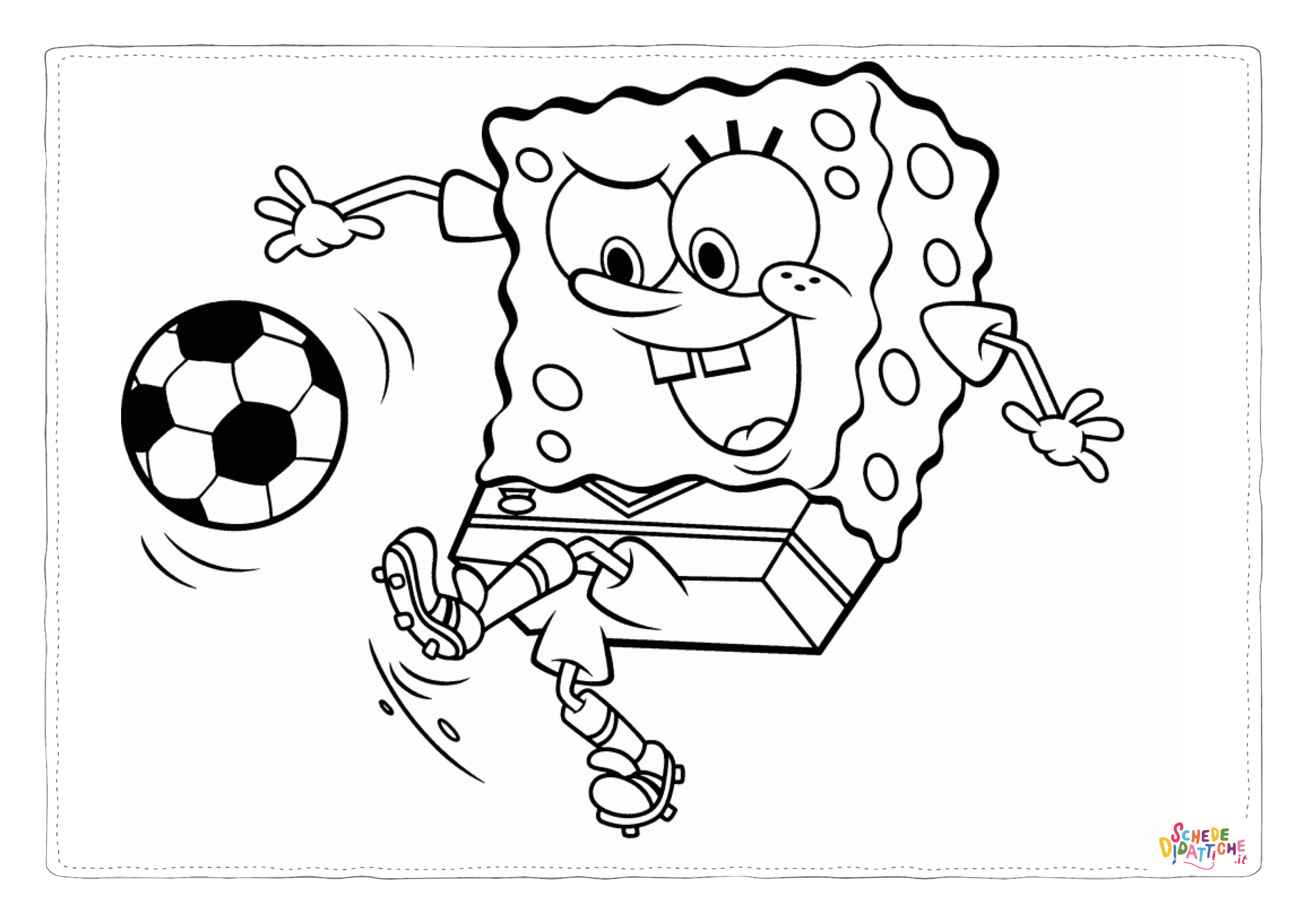 Disegno di Spongebob da stampare e colorare 18