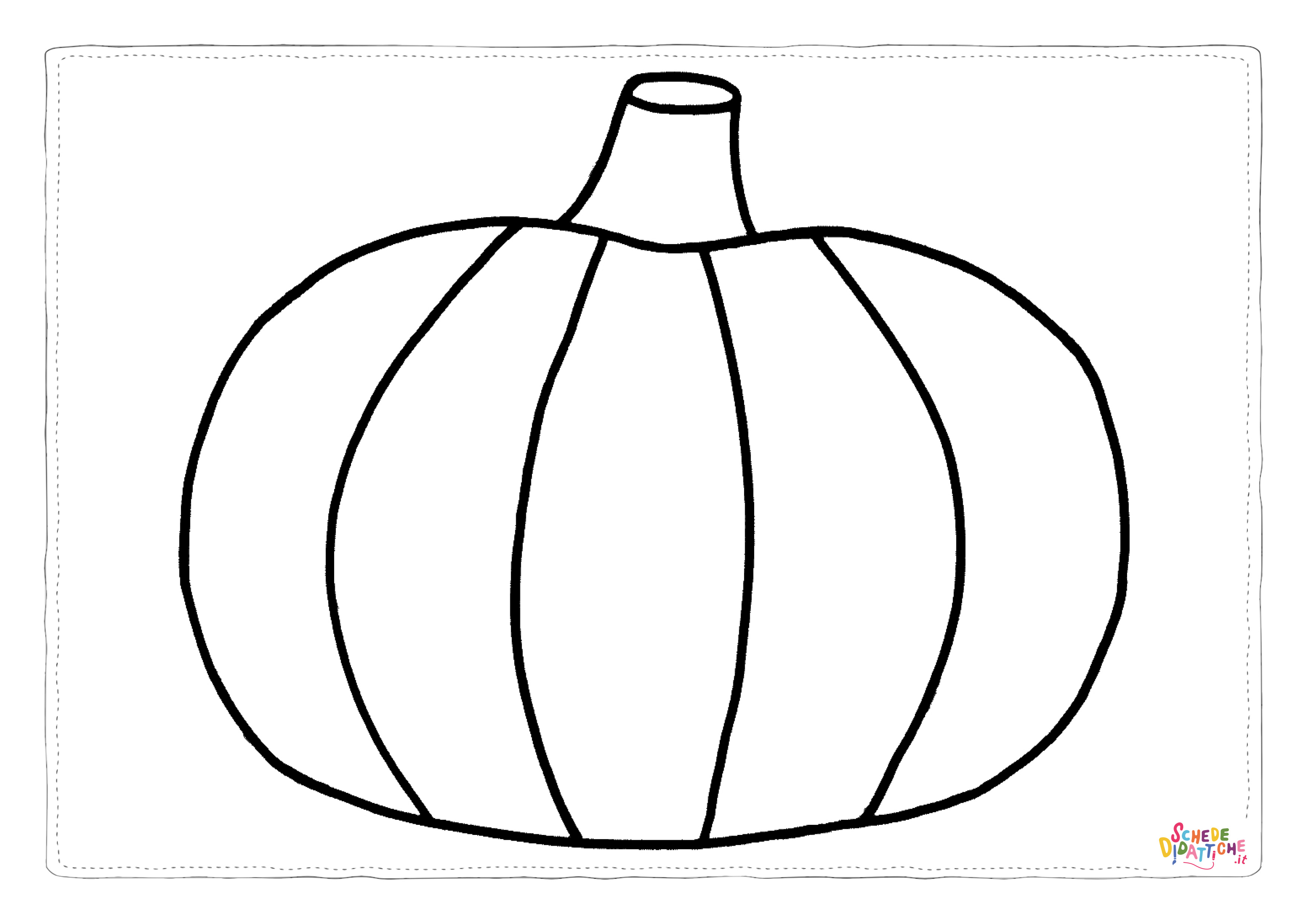 Disegno "Disegno di zucca di Halloween da stampare e colorare 84" Disegno di zucca di Halloween da stampare e colorare 84