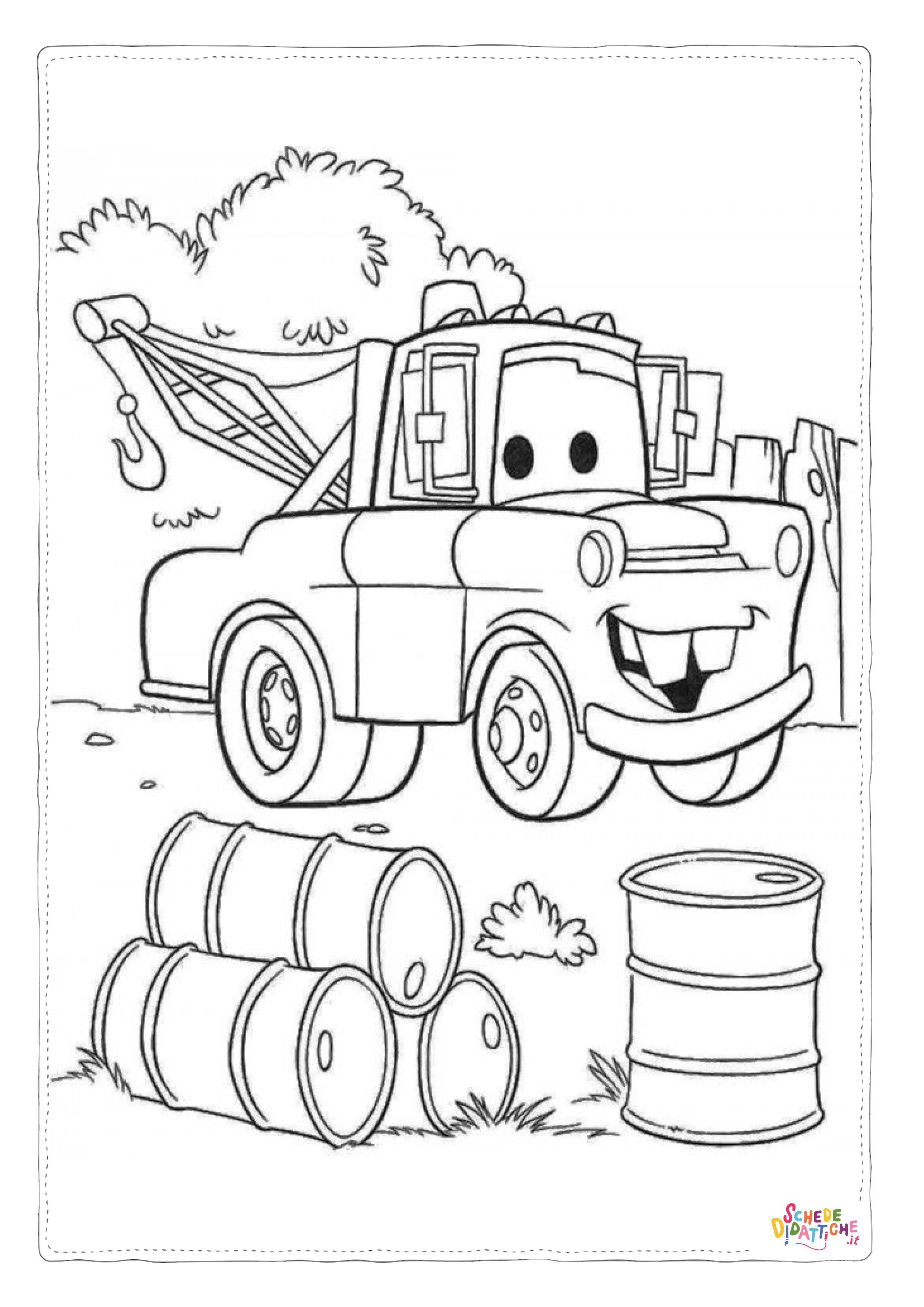 Disegno "Disegno di Cars da stampare e colorare 103" Disegno di Cars da stampare e colorare 103