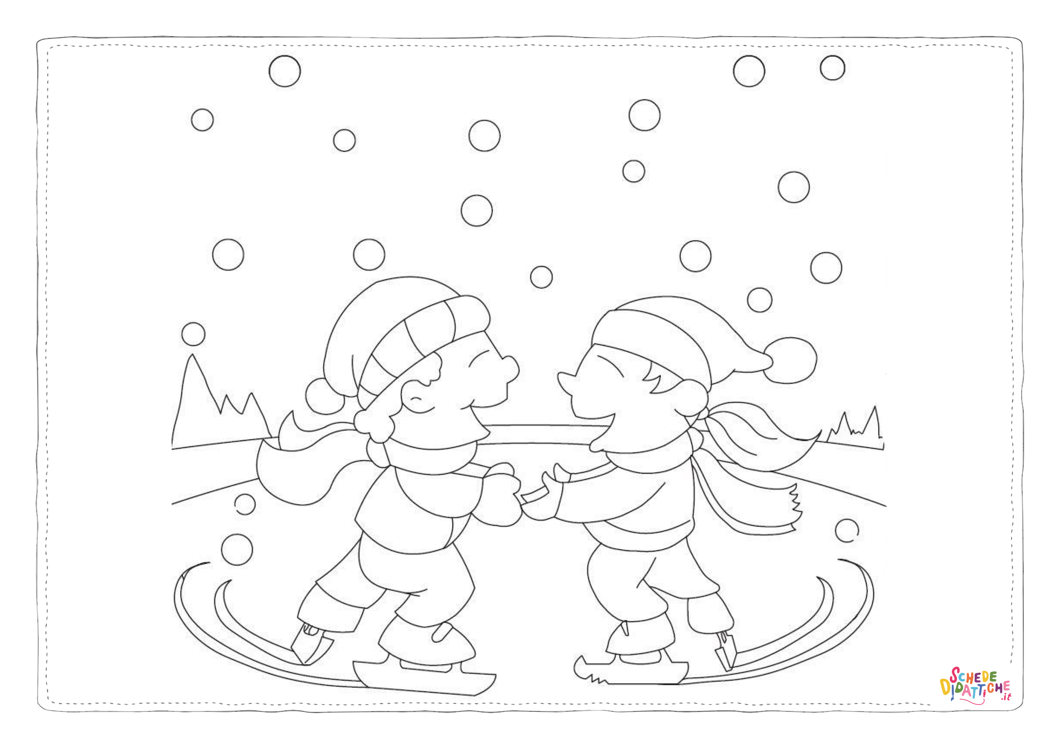 Disegno "Disegno di bambino da stampare e colorare 47" Disegno di bambino da stampare e colorare 47