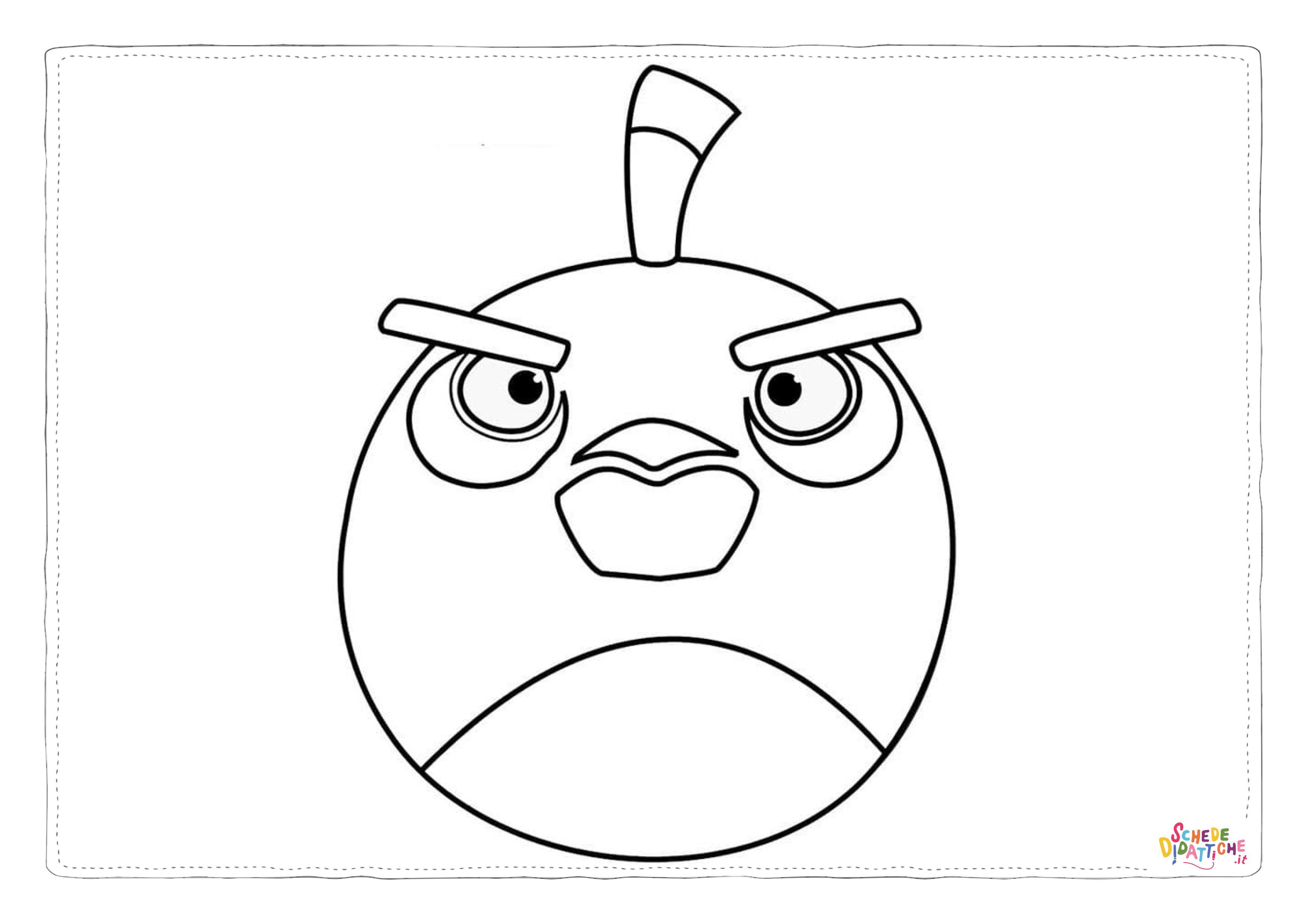 Disegno "Disegno di Angry birds da stampare e colorare 94" Disegno di Angry birds da stampare e colorare 94