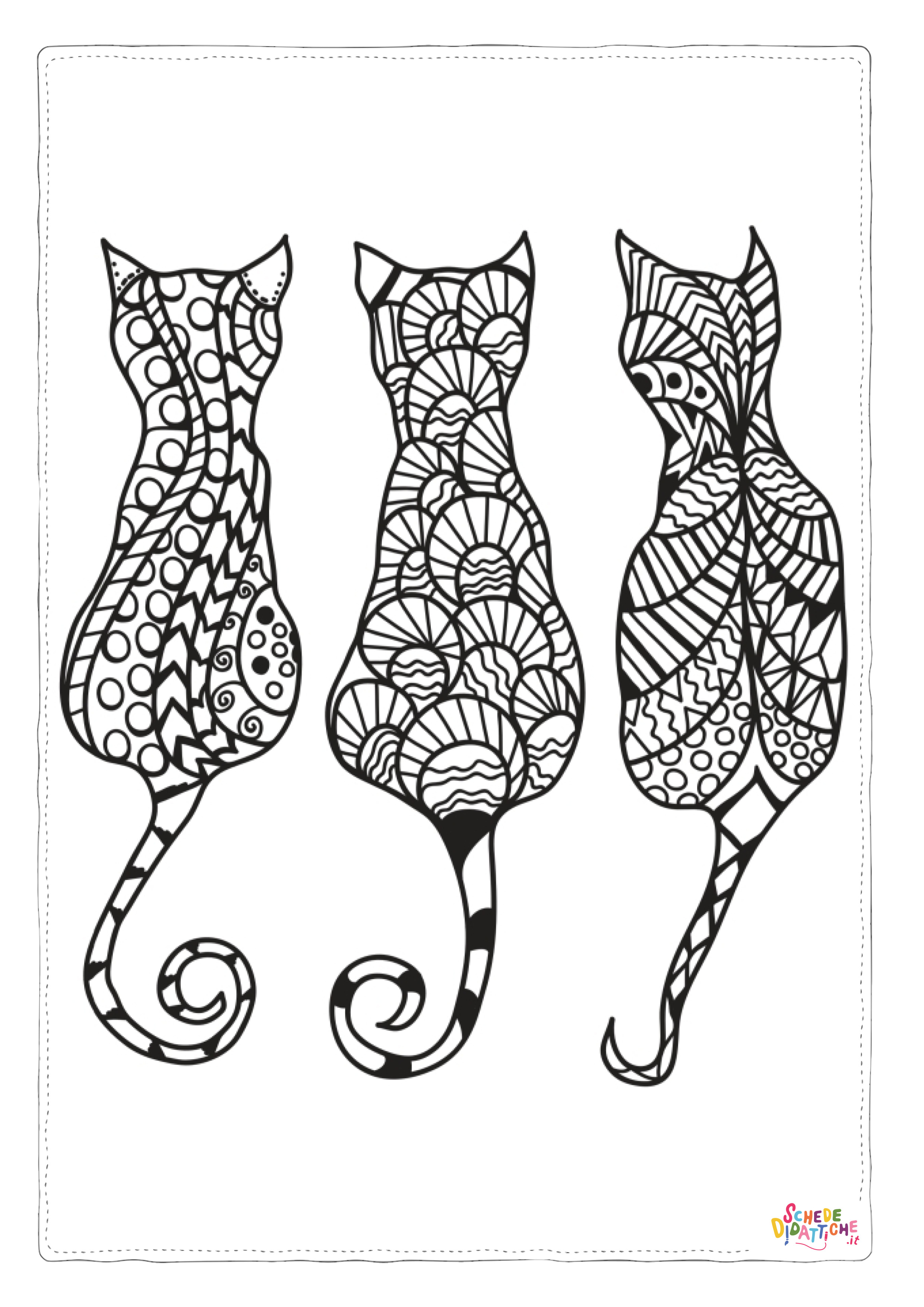 Disegno "Disegno di mandala da stampare e colorare 102" Disegno di mandala da stampare e colorare 102