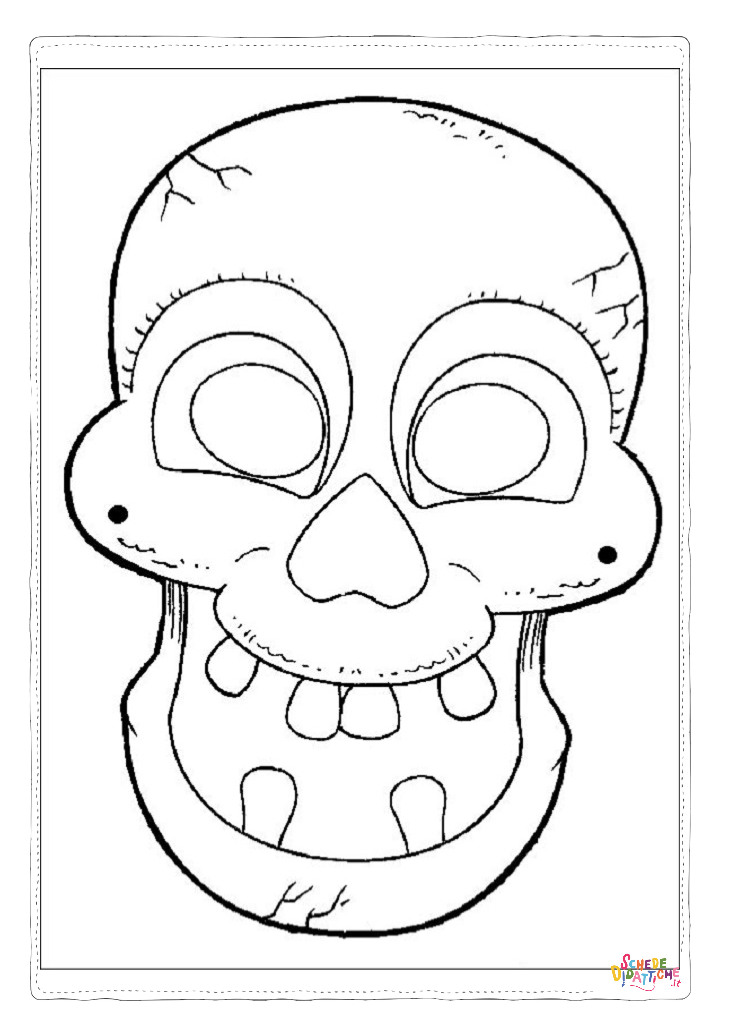 Disegno "Disegno di maschera da stampare e colorare 59" Disegno di maschera da stampare e colorare 59
