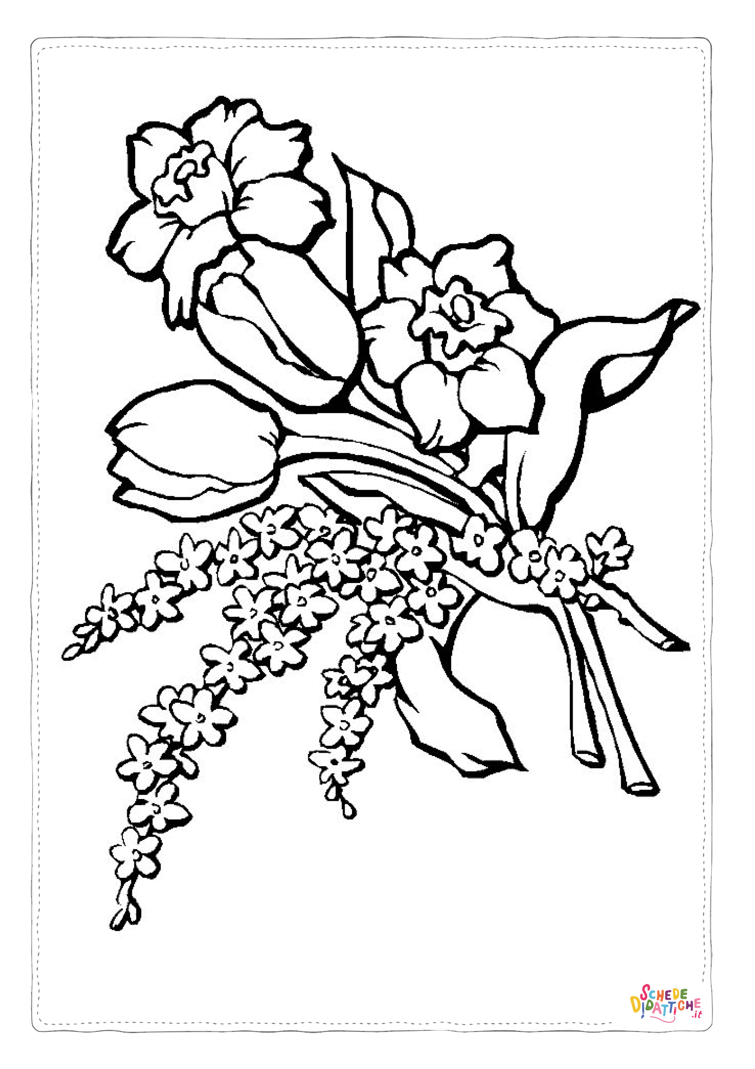 Disegno di mandala da stampare e colorare 259