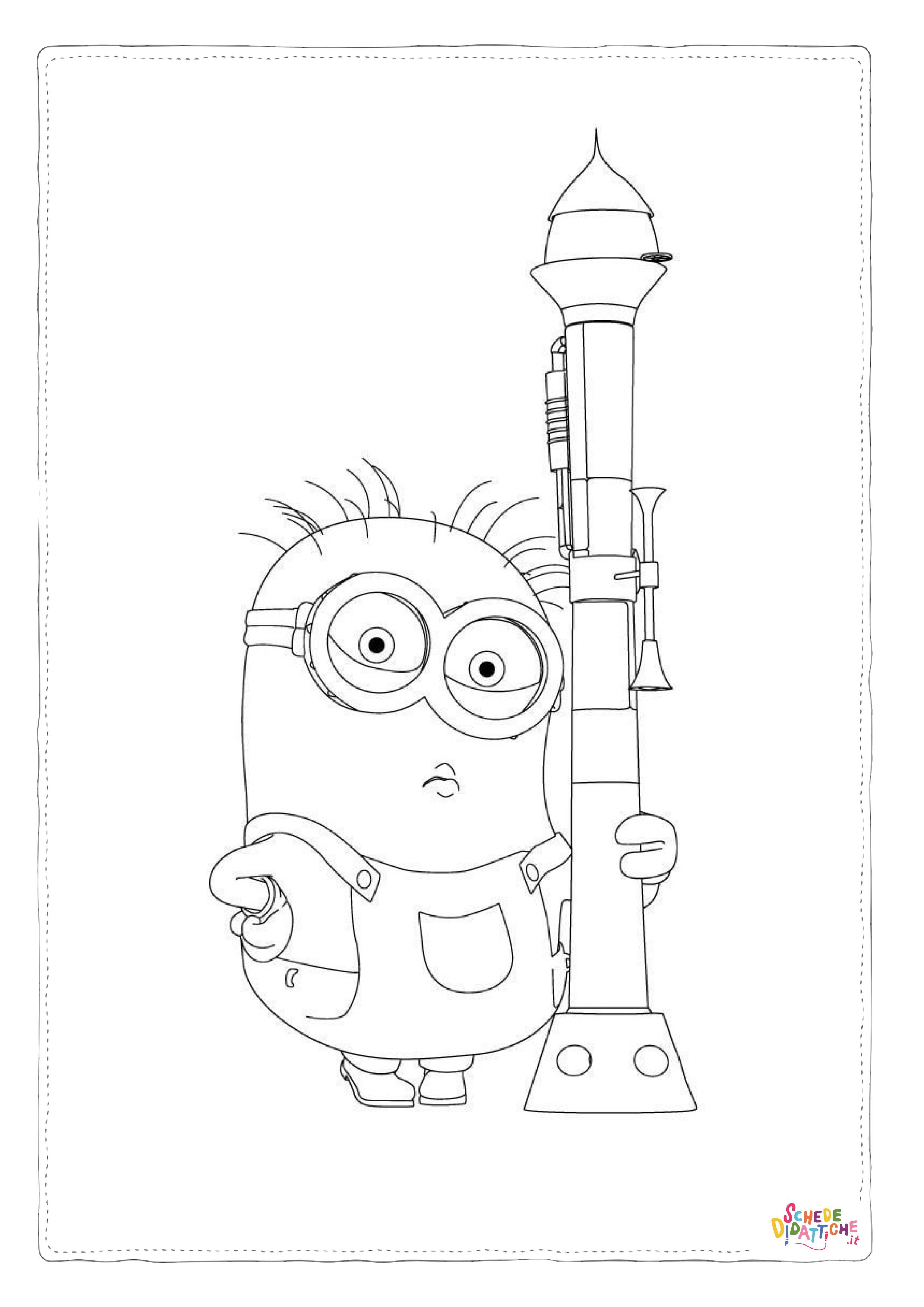 Disegno "Disegno di Cattivissimo me - Minions da stampare e colorare 85" Disegno di Cattivissimo me - Minions da stampare e colorare 85
