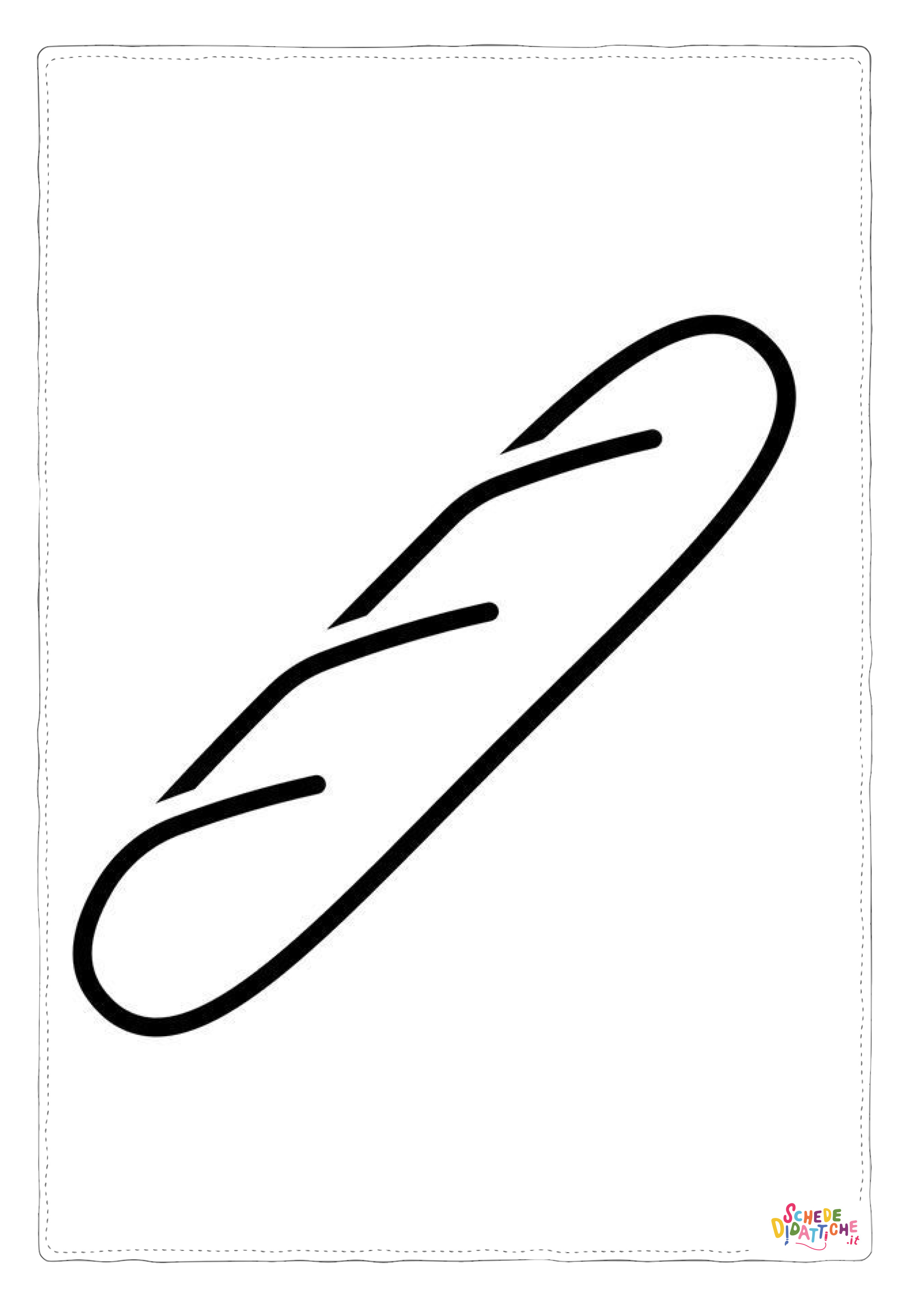 Disegno "Disegno di pane da stampare e colorare 13" Disegno di pane da stampare e colorare 13