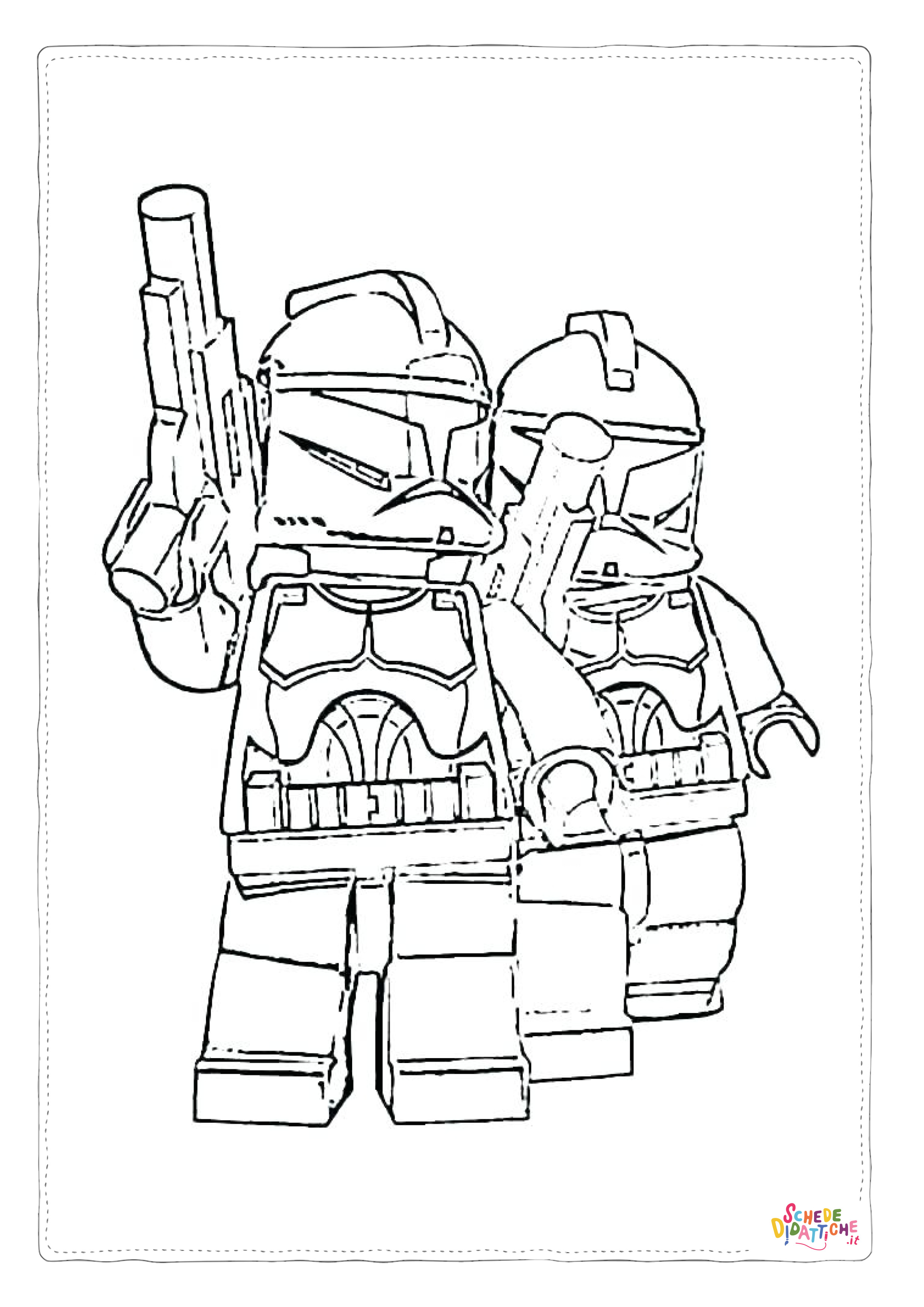 Disegno di LEGO Star Wars da stampare e colorare