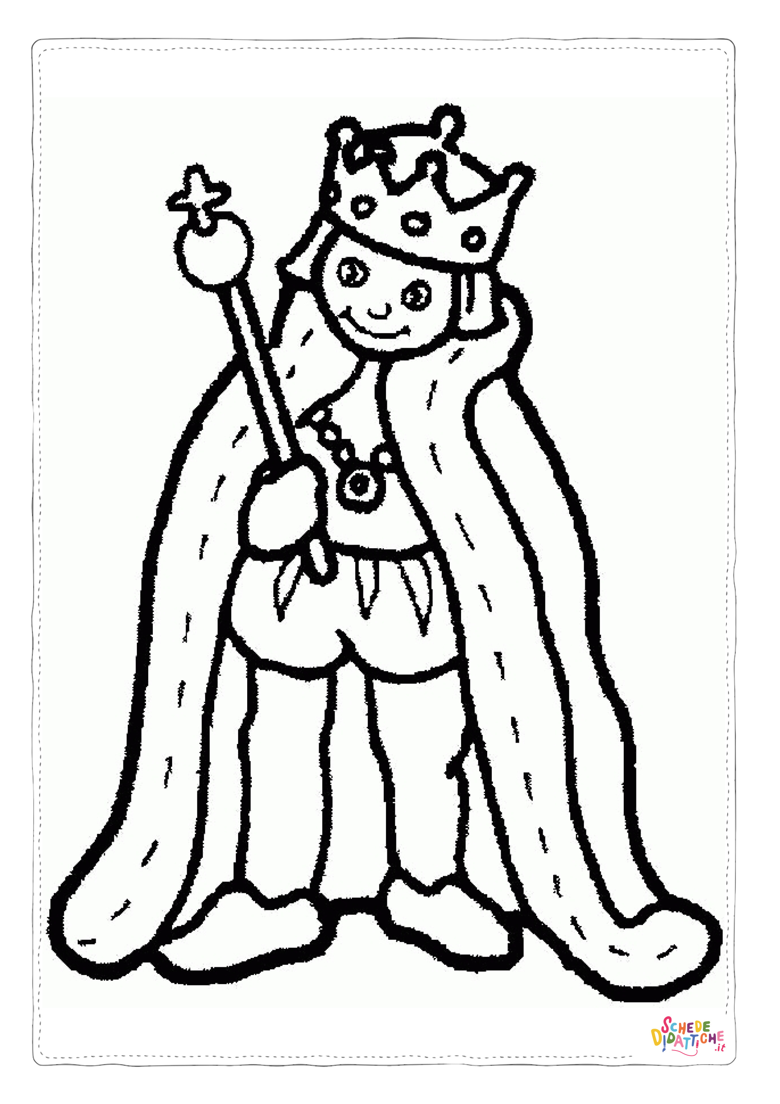 Disegno "Disegno di sovrano da stampare e colorare 5" Disegno di sovrano da stampare e colorare 5