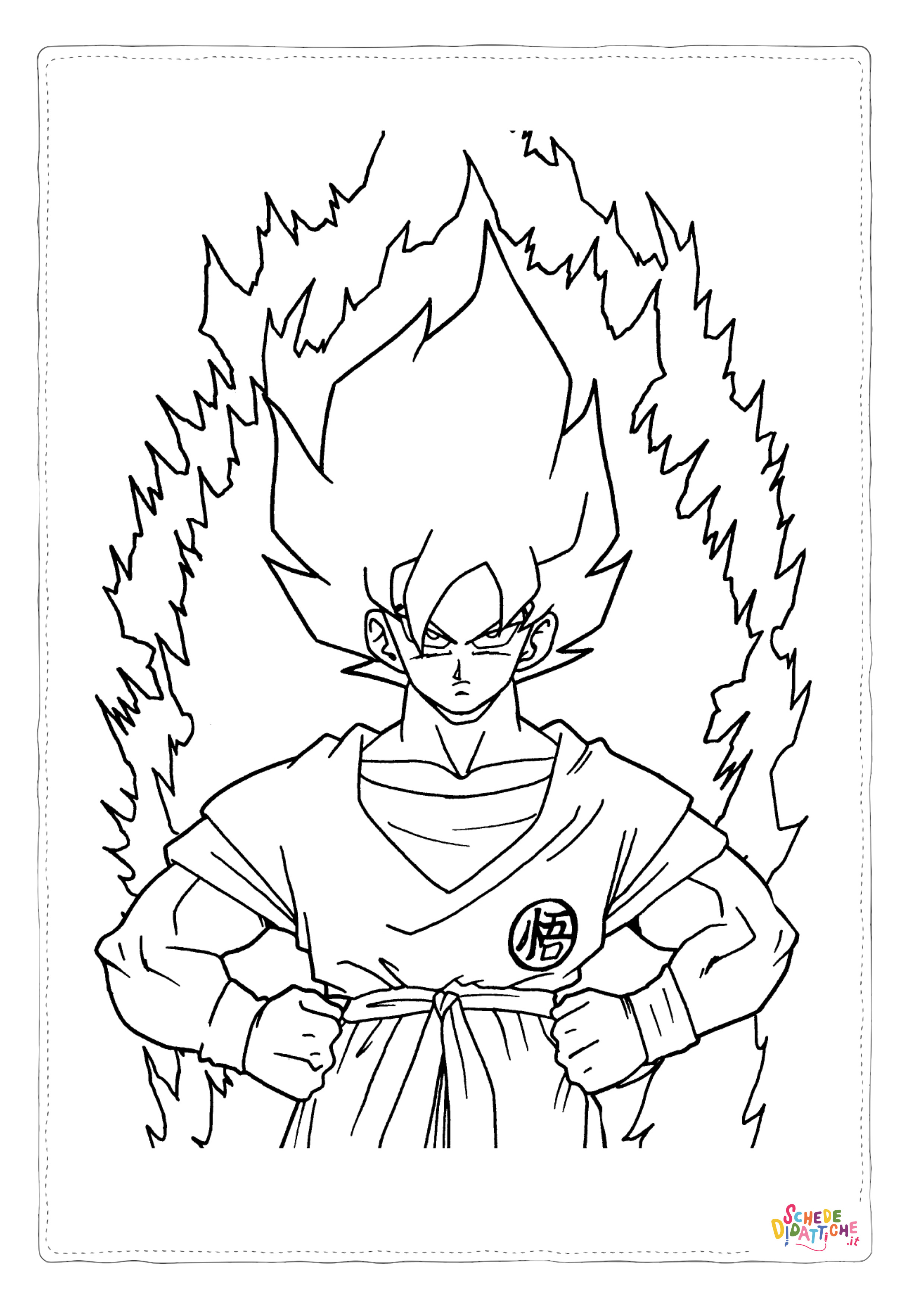 Disegno di Dragon Ball da stampare e colorare 127