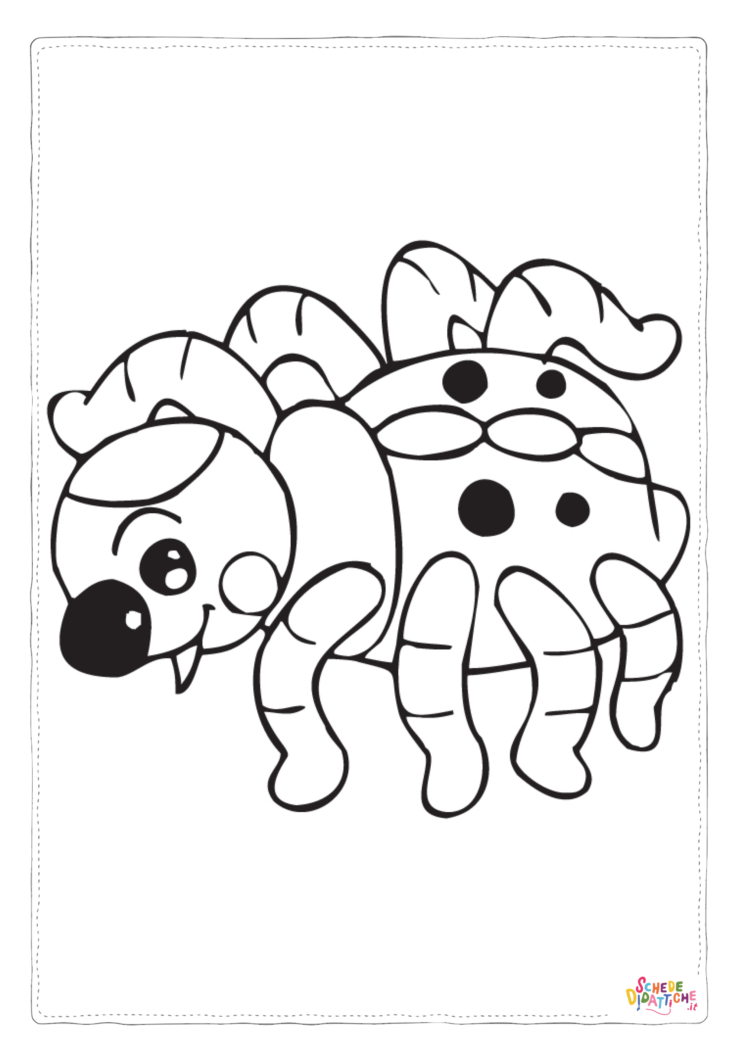 Disegno "Disegno di coccinella da stampare e colorare 15" Disegno di coccinella da stampare e colorare 15