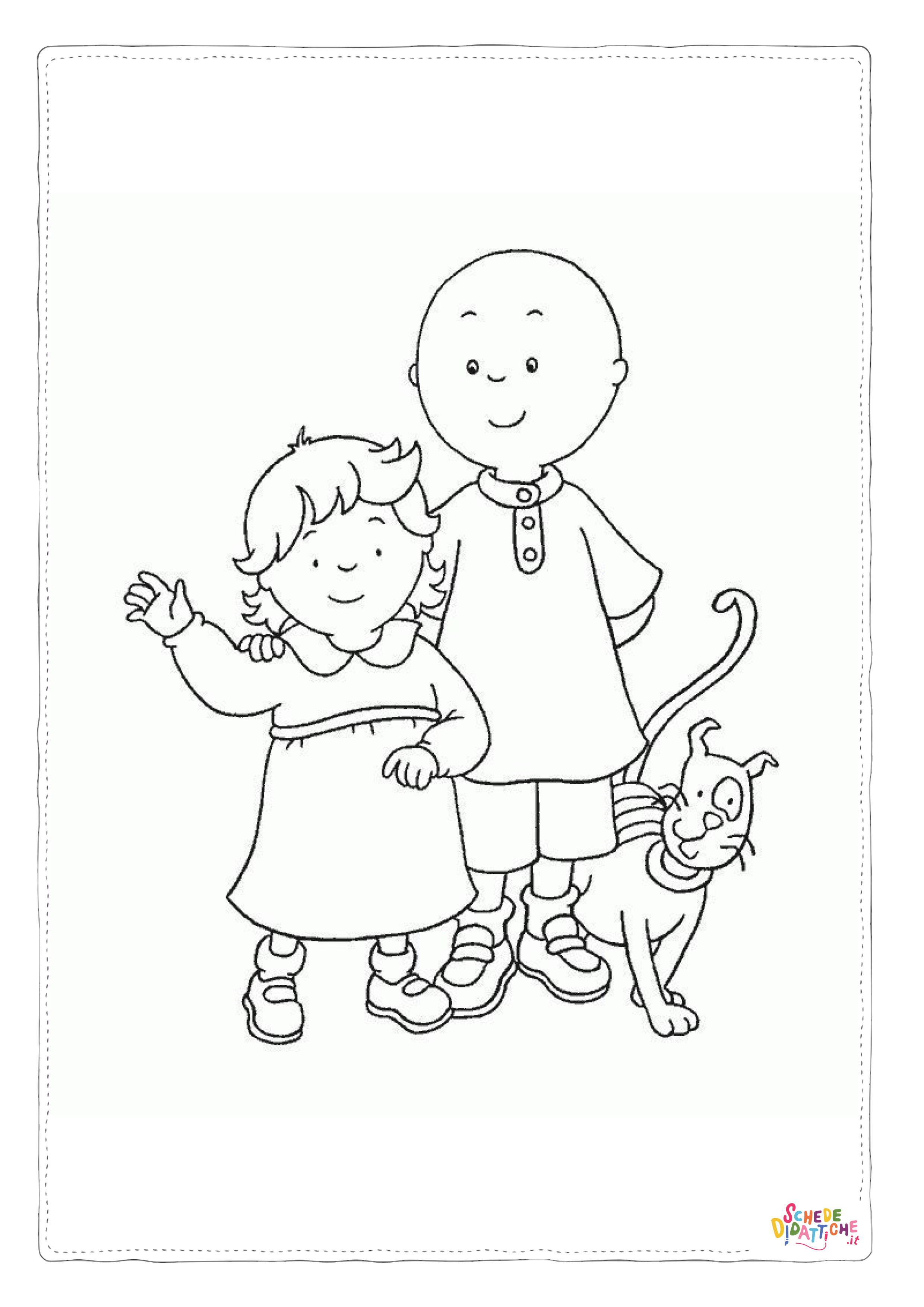 Disegno di bambino da stampare e colorare 152