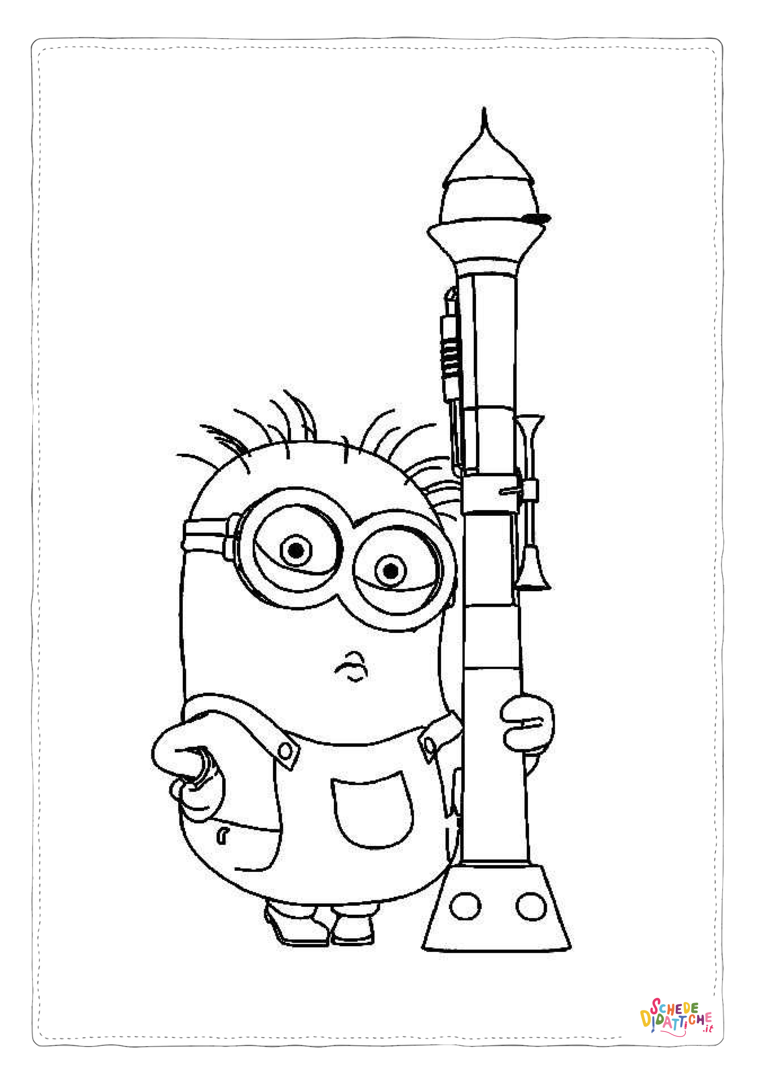 Disegno "Disegno di Cattivissimo me - Minions da stampare e colorare 24" Disegno di Cattivissimo me - Minions da stampare e colorare 24