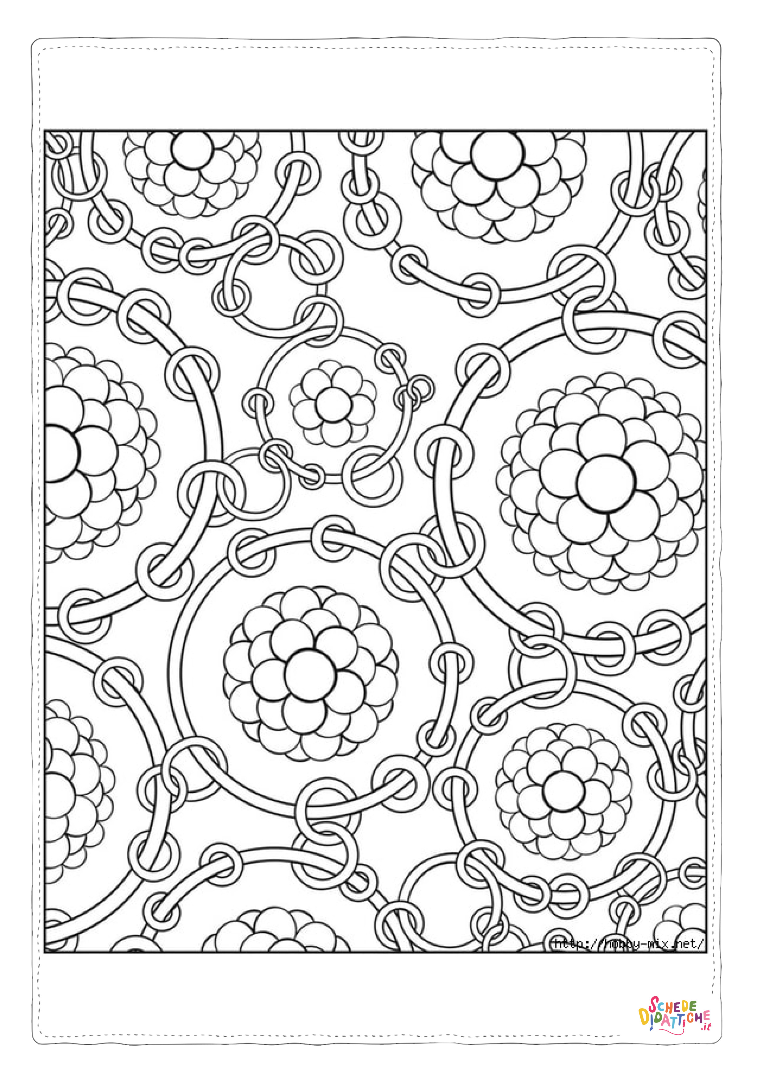 Disegno "Disegno di mandala da stampare e colorare 1082" Disegno di mandala da stampare e colorare 1082