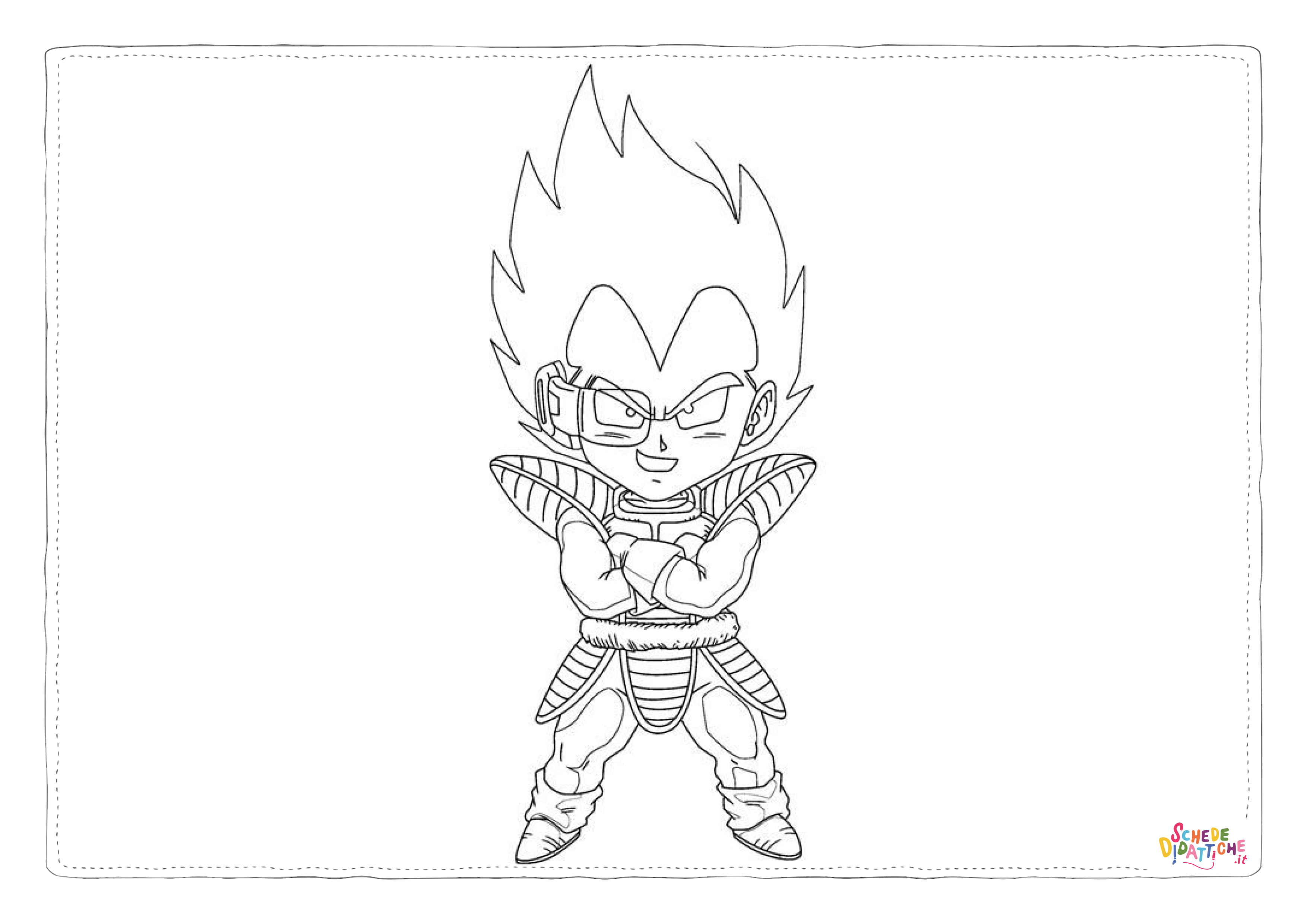 Disegno "Disegno di Dragon Ball da stampare e colorare 38" Disegno di Dragon Ball da stampare e colorare 38
