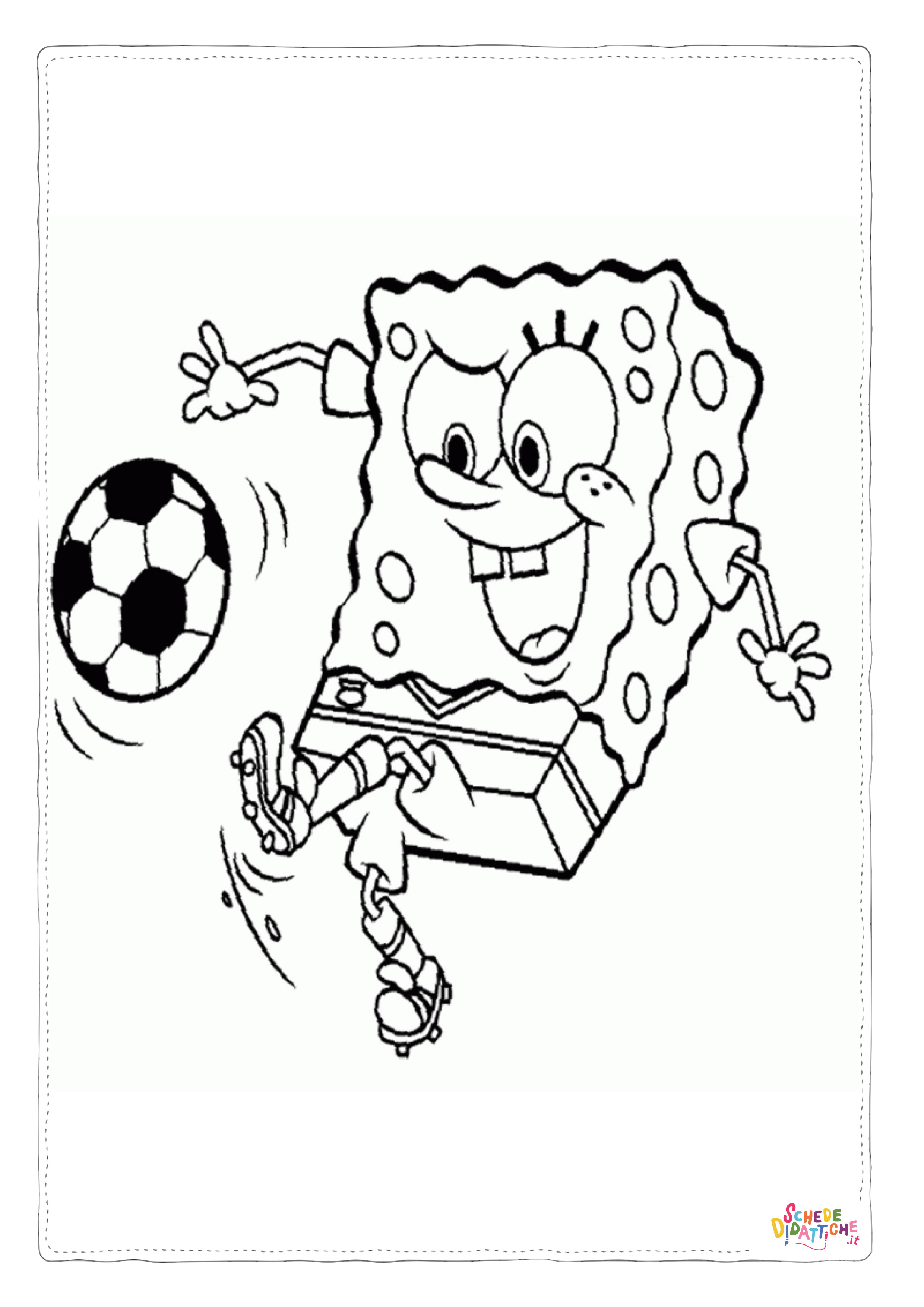 Disegno di Spongebob da stampare e colorare 24