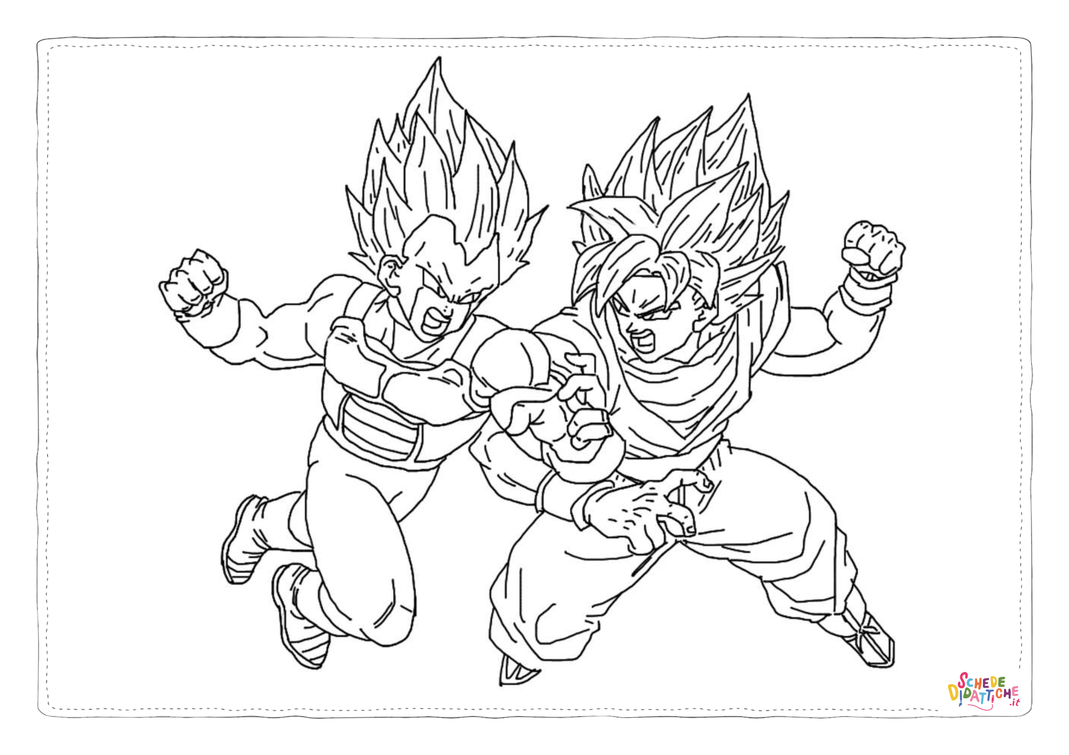 Disegno "Disegno di Dragon Ball da stampare e colorare 54" Disegno di Dragon Ball da stampare e colorare 54